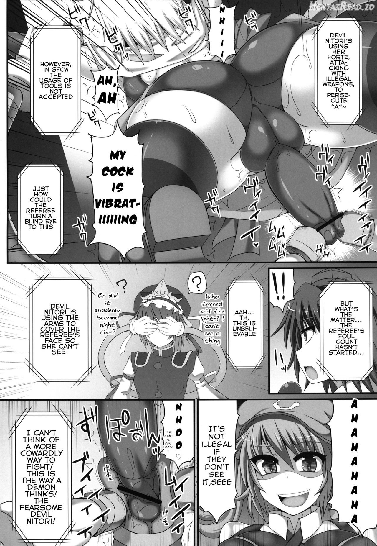 Gensoukyou Futanari Chinpo Wrestling - Reimu VS Marisa Chapter 3 - page 11