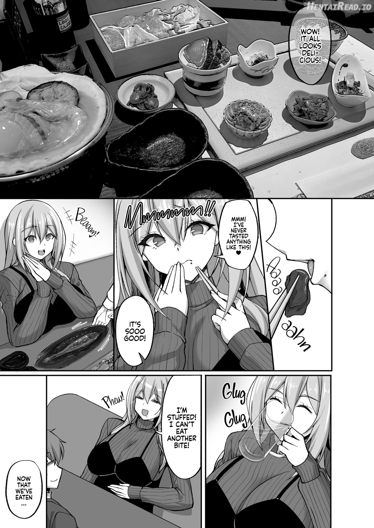 Ecchi na Onee-san wa, Suki desu ka? 5 ~Tonari no Onee-san to Ichaicha Onsen Ryokou Hen~ - Decensored Chapter 1 - page 8