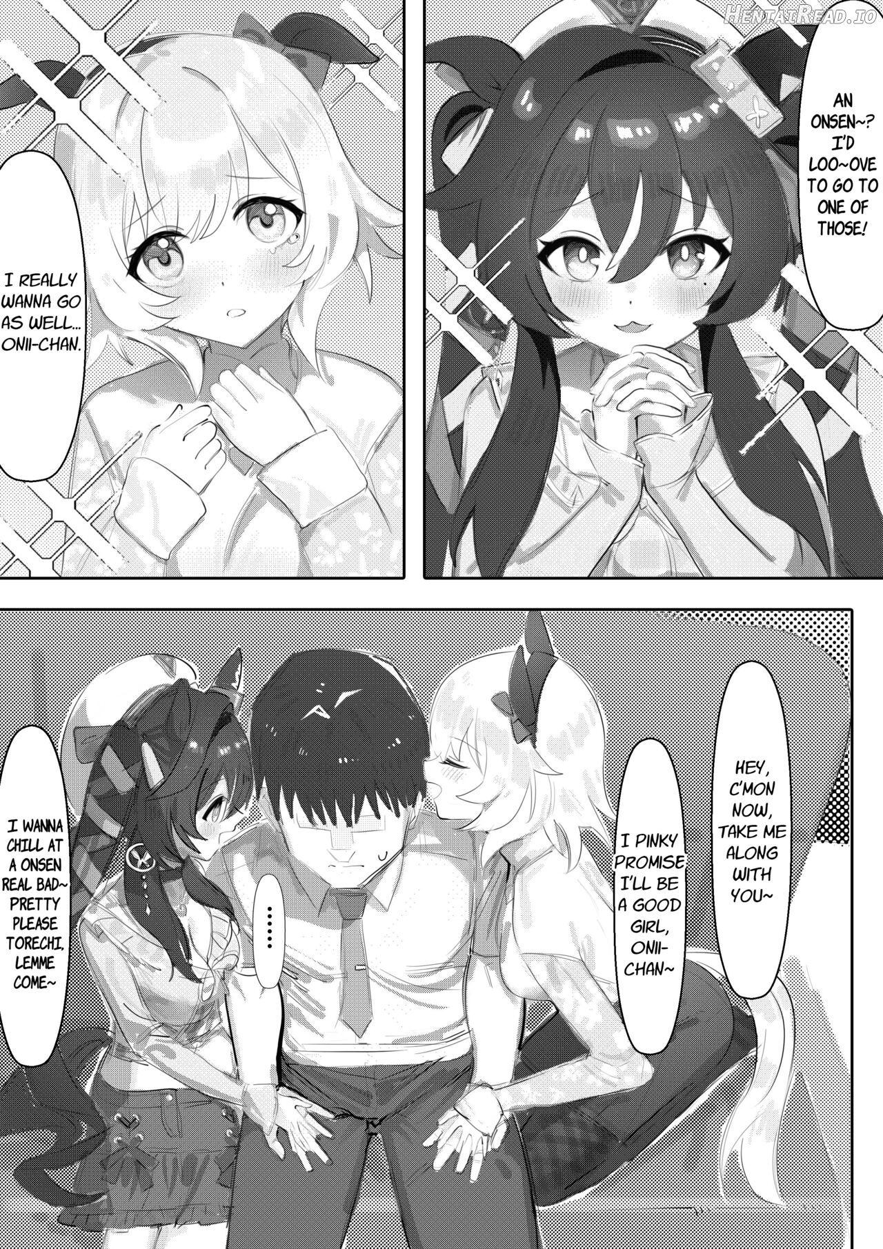 Imouto to Imouto to Onsen - Decensored Chapter 1 - page 4