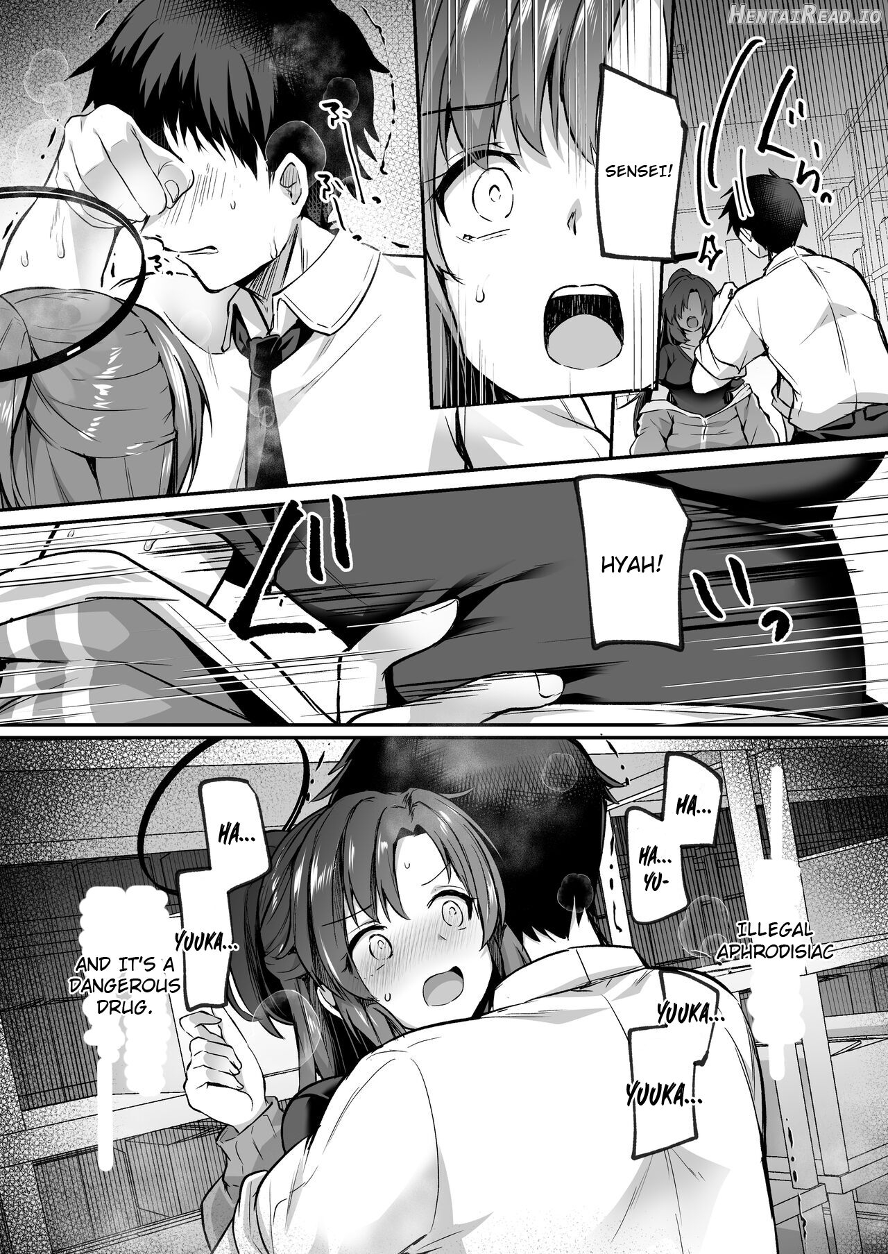 A book about being pushed down and having sex by a sexually uncontrollable sensei Chapter 1 - page 5