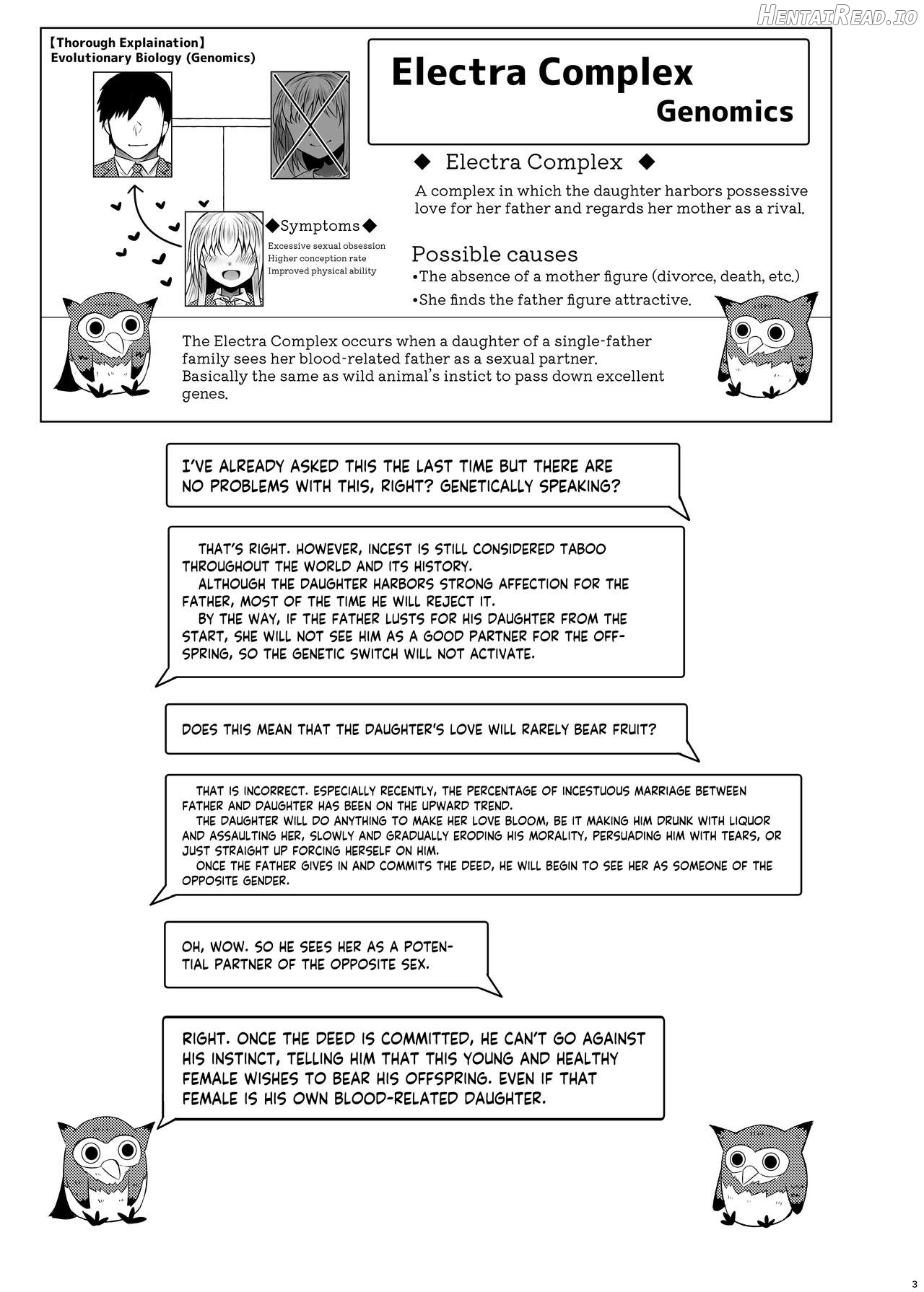 If there's no risk of genetic disorder, then I can have a child with my dad, right? 2 Chapter 1 - page 3