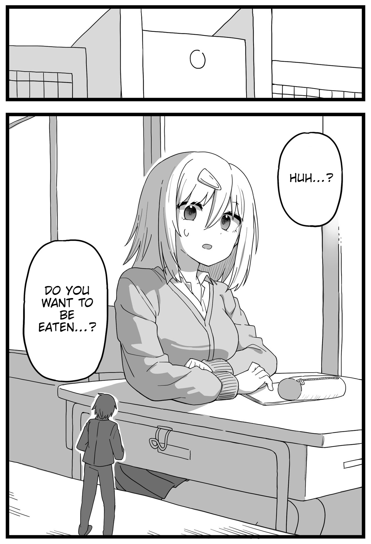 The Manga about Being Physically Eaten by a Giant Classmate Chapter 1 - page 2