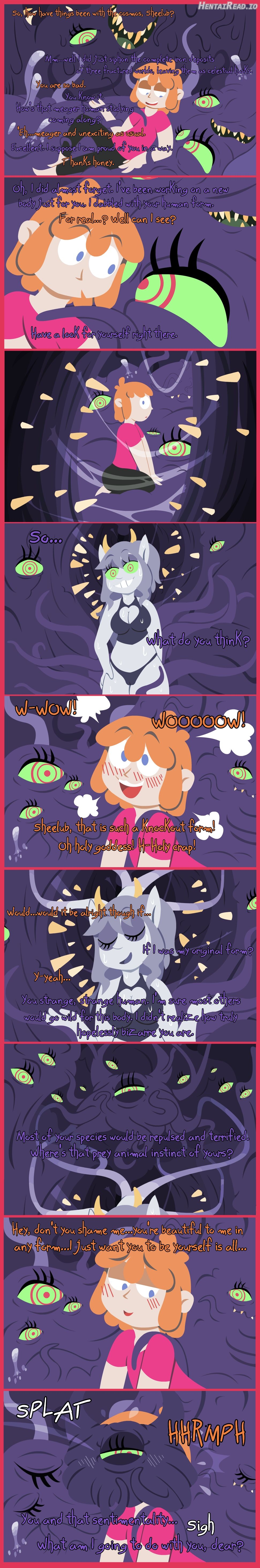 HELP! My Girlfriend Is A Crawling Chaos Demon! Chapter 1 - page 9