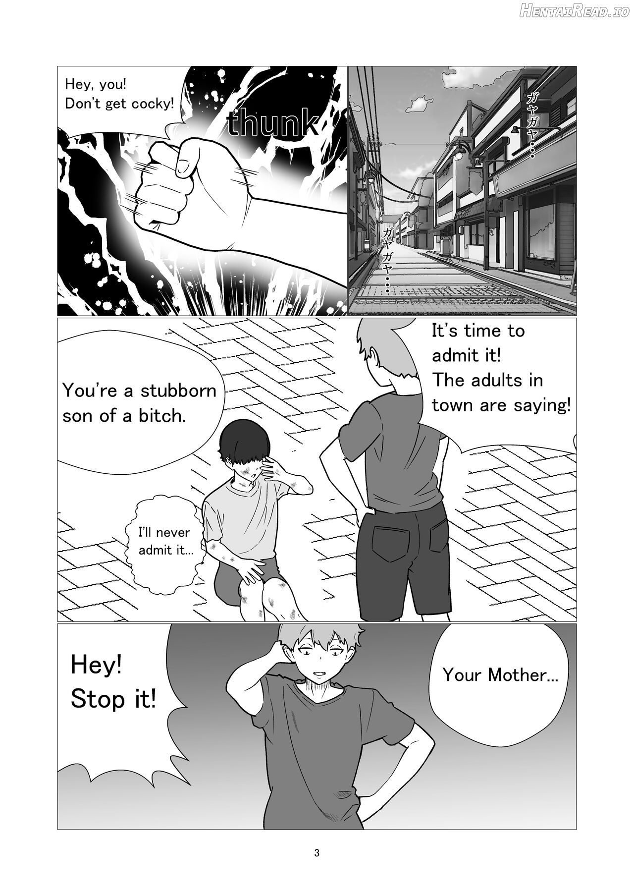 大嫌いなイジメっ子同級生の寝取られ肉便器になった母 English version Chapter 1 - page 3