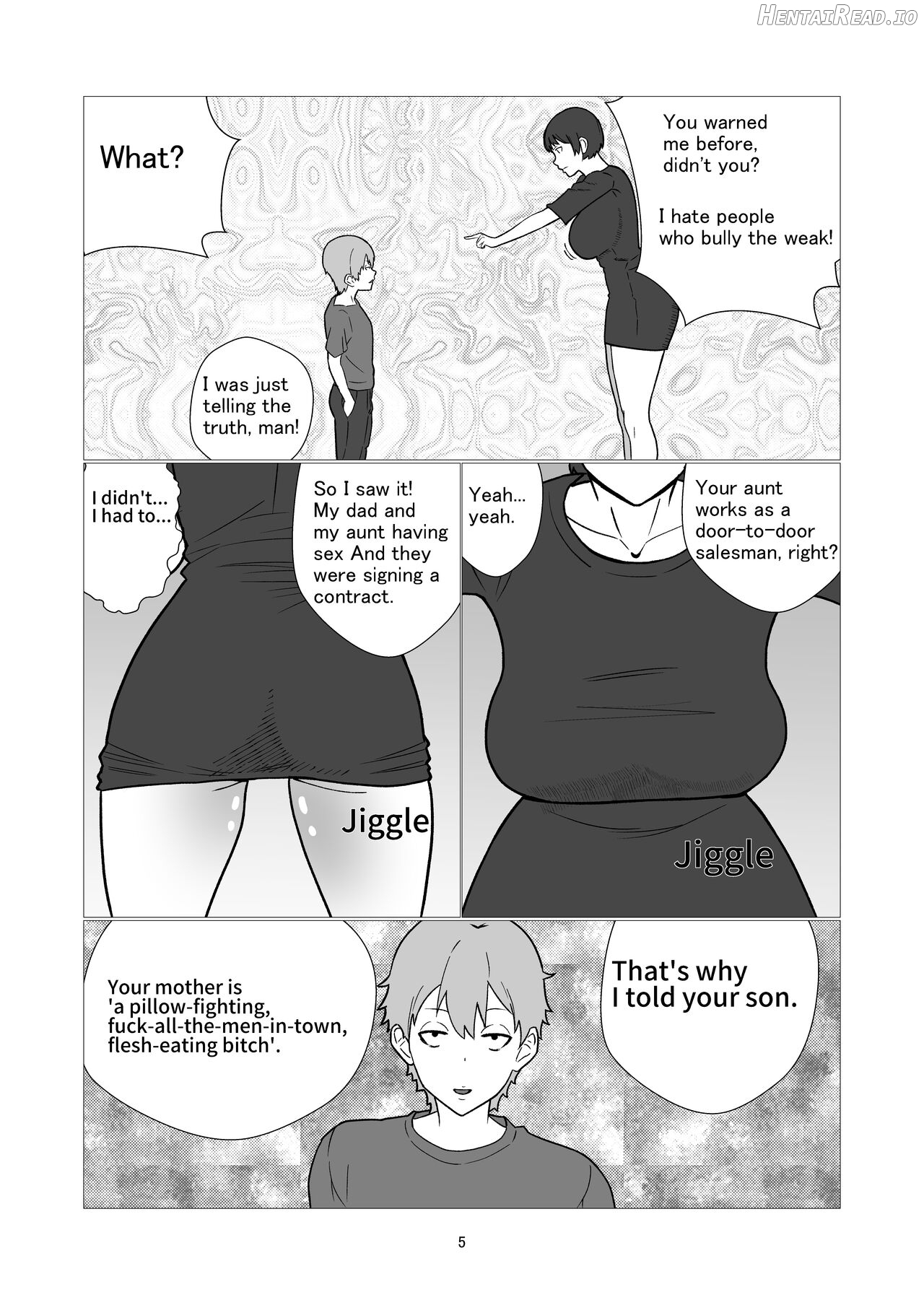 大嫌いなイジメっ子同級生の寝取られ肉便器になった母 English version Chapter 1 - page 5