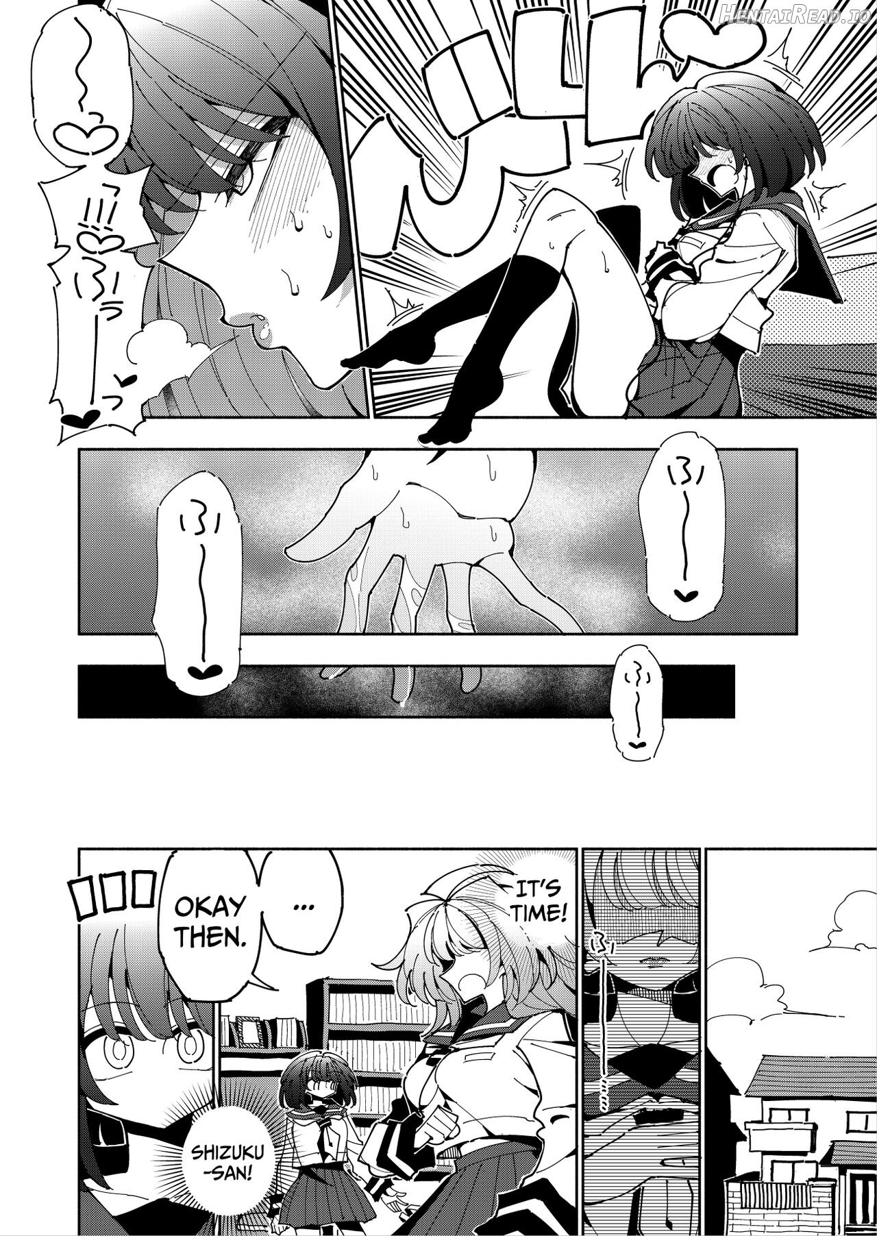 Shizuku to Shiori-Senpai ga Akuochi Futanari Kaizou Sareta node Watashi ga Shasei o Kanri Shimasu!- 2 Chapter 1 - page 33