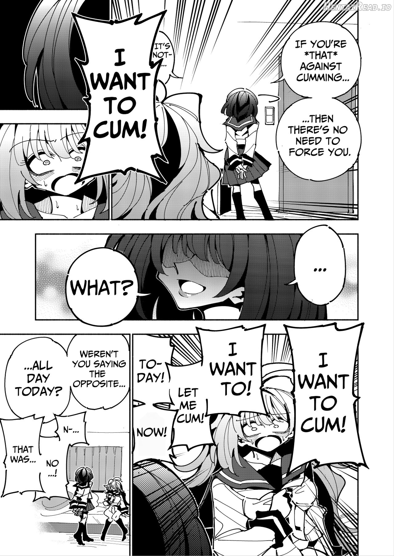 Shizuku to Shiori-Senpai ga Akuochi Futanari Kaizou Sareta node Watashi ga Shasei o Kanri Shimasu!- 2 Chapter 1 - page 46