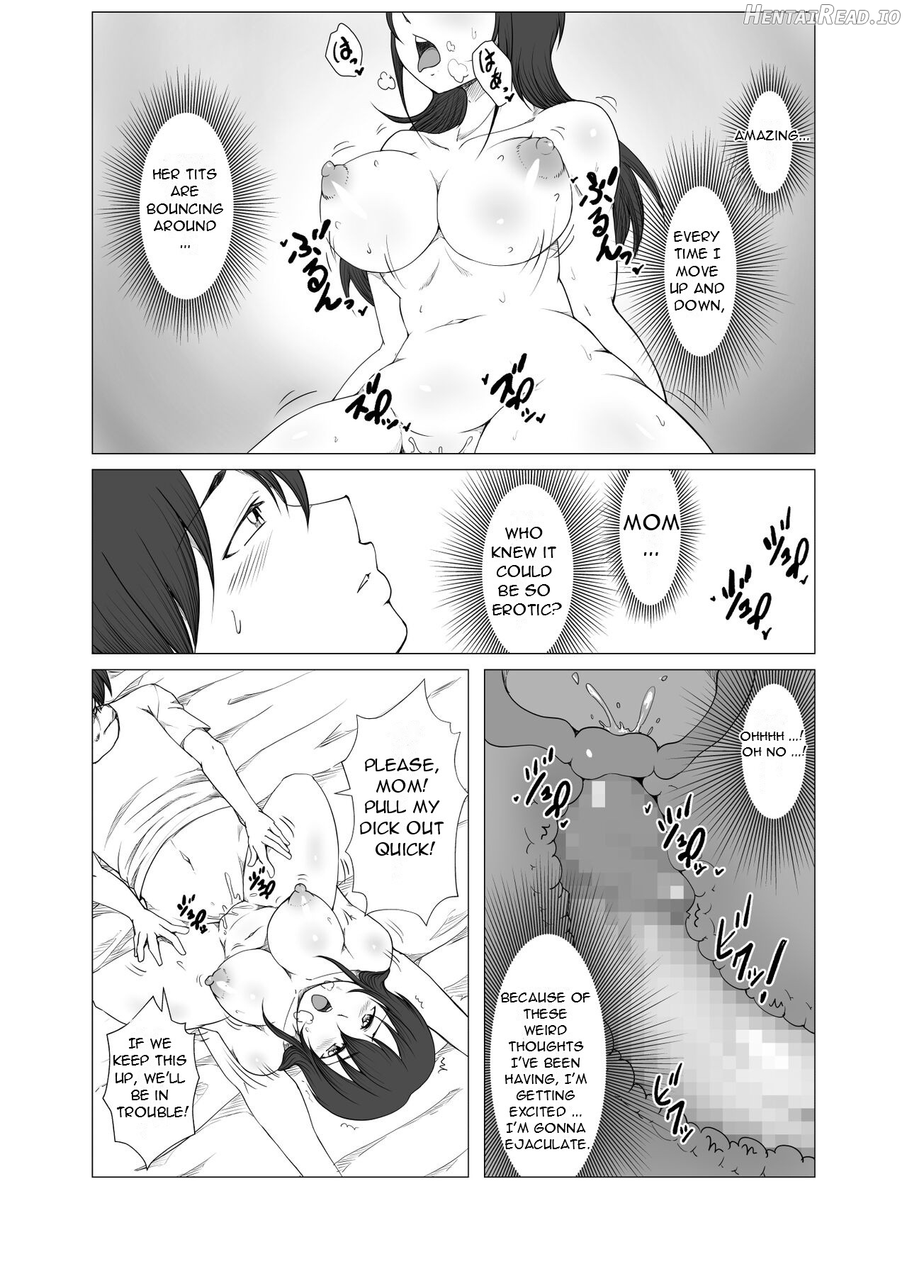 Haha ga Musuko no Asadachi Chinpo ni Hatsujou! Kuchi dake de wa Gaman Dekizu Oyako de Kinshin Soukan Chapter 1 - page 21