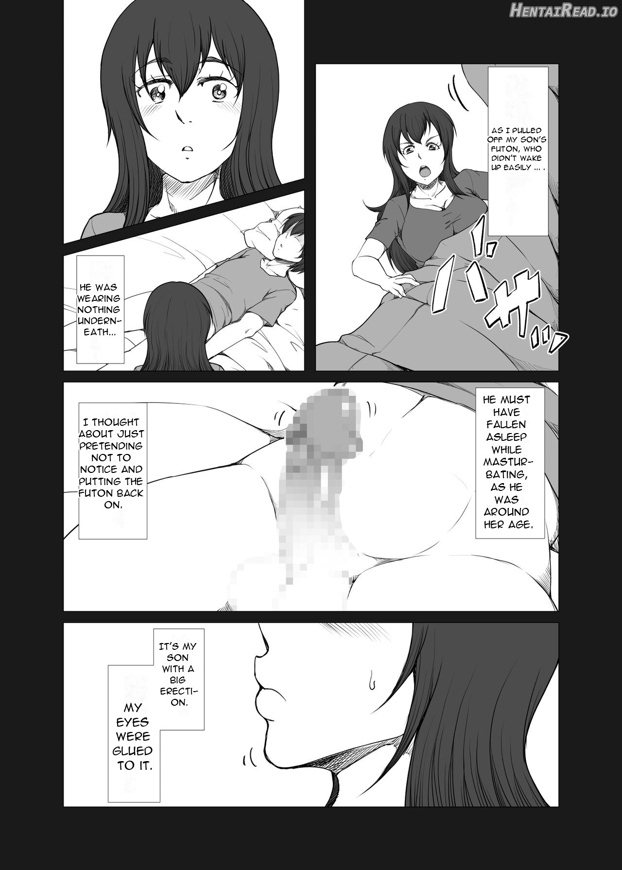 Haha ga Musuko no Asadachi Chinpo ni Hatsujou! Kuchi dake de wa Gaman Dekizu Oyako de Kinshin Soukan Chapter 1 - page 3