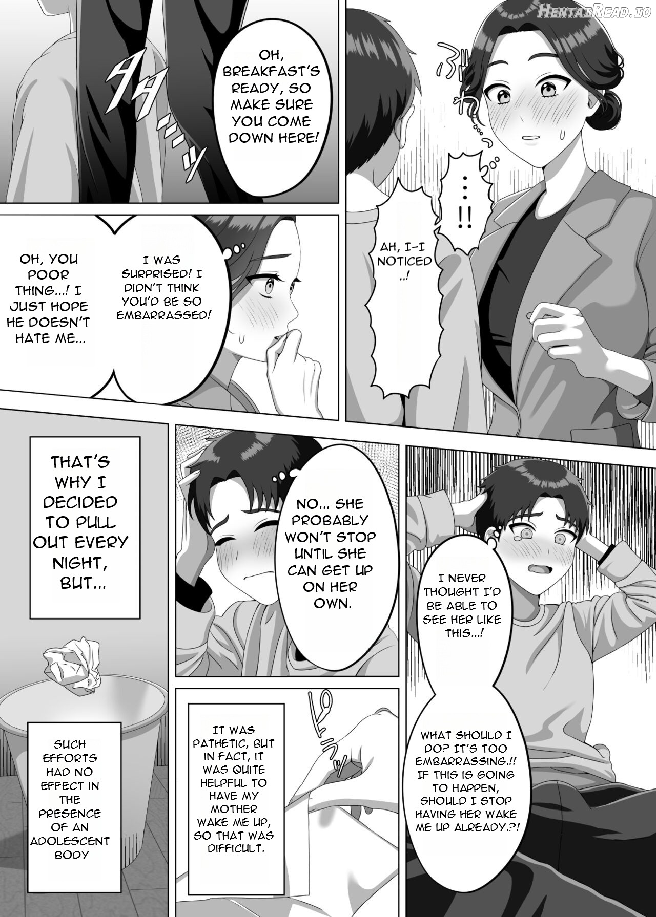 Musuko no Asadachi ni Doki Doki Shichau Okaa-san - A mother gets excited about her son's morning erection Chapter 1 - page 10