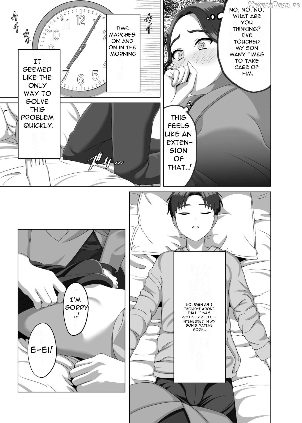 Musuko no Asadachi ni Doki Doki Shichau Okaa-san - A mother gets excited about her son's morning erection Chapter 1 - page 12