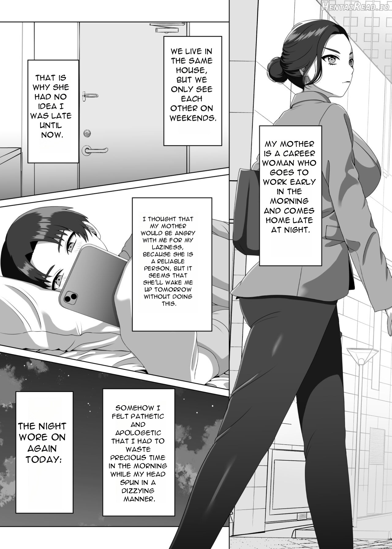 Musuko no Asadachi ni Doki Doki Shichau Okaa-san - A mother gets excited about her son's morning erection Chapter 1 - page 4