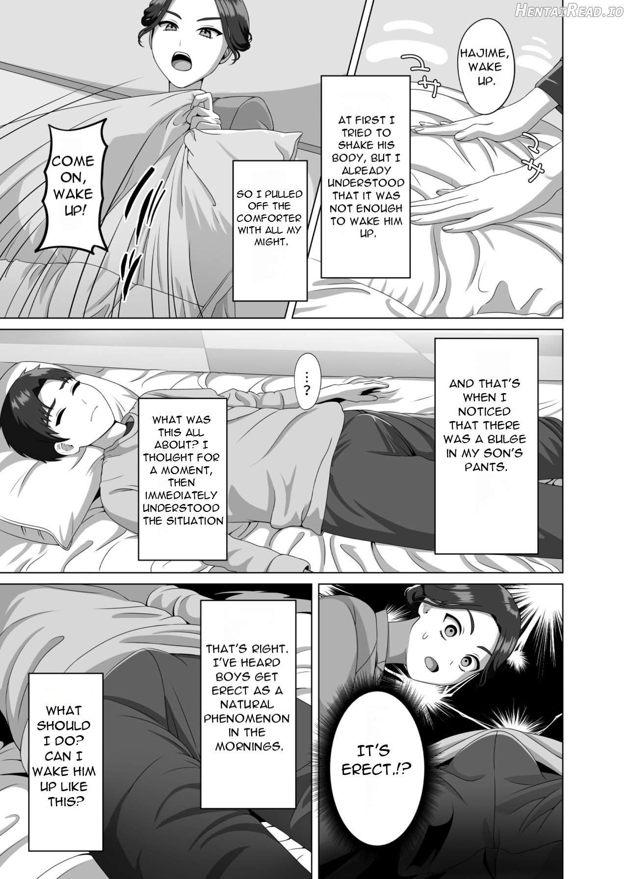 Musuko no Asadachi ni Doki Doki Shichau Okaa-san - A mother gets excited about her son's morning erection Chapter 1 - page 8