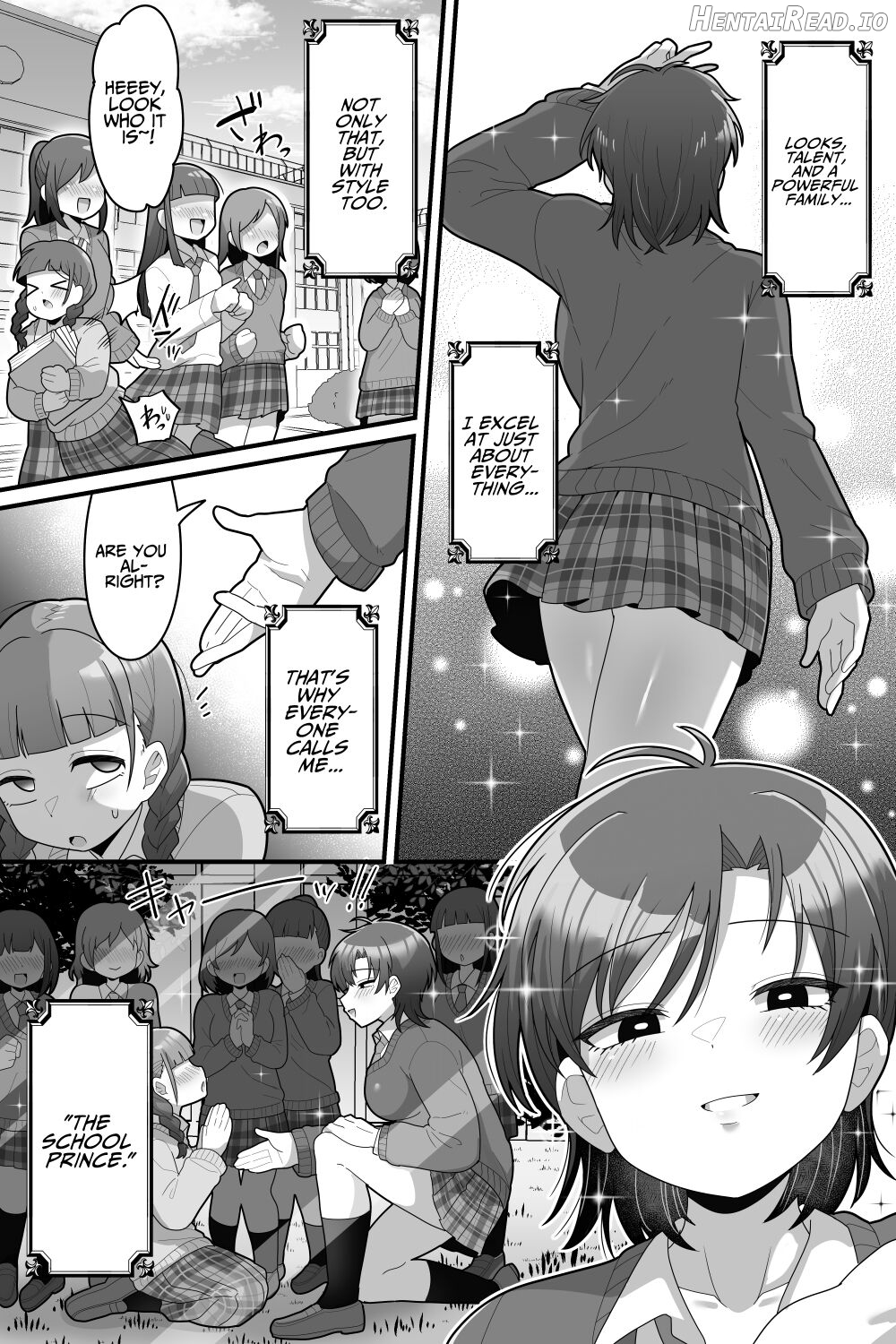 Gakuen no Ouji-sama VS Futanari Chinpo Chapter 1 - page 2