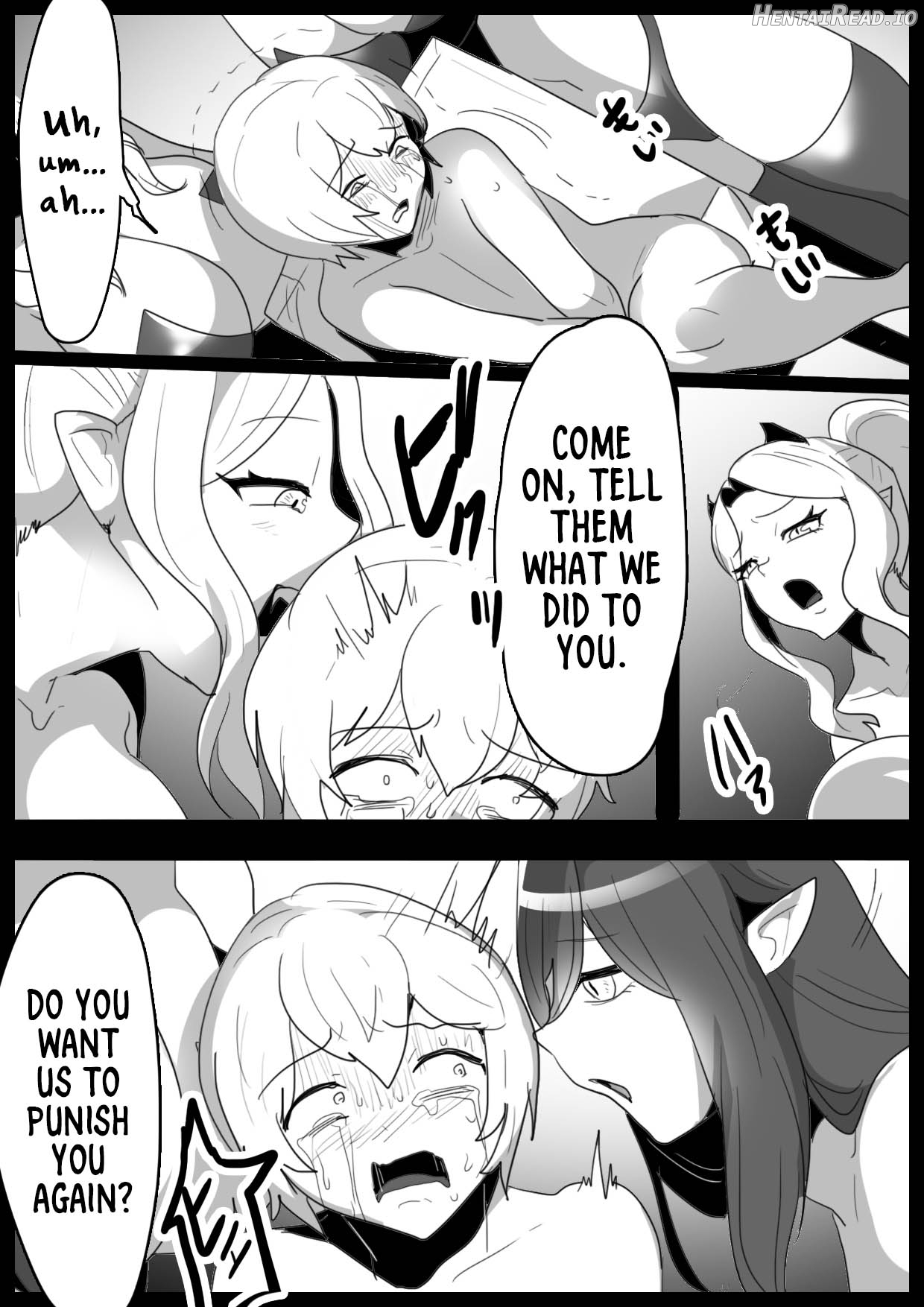 A story about a cheat-class hero being level-drained by low-class succubi and publicly executed. Chapter 1 - page 7