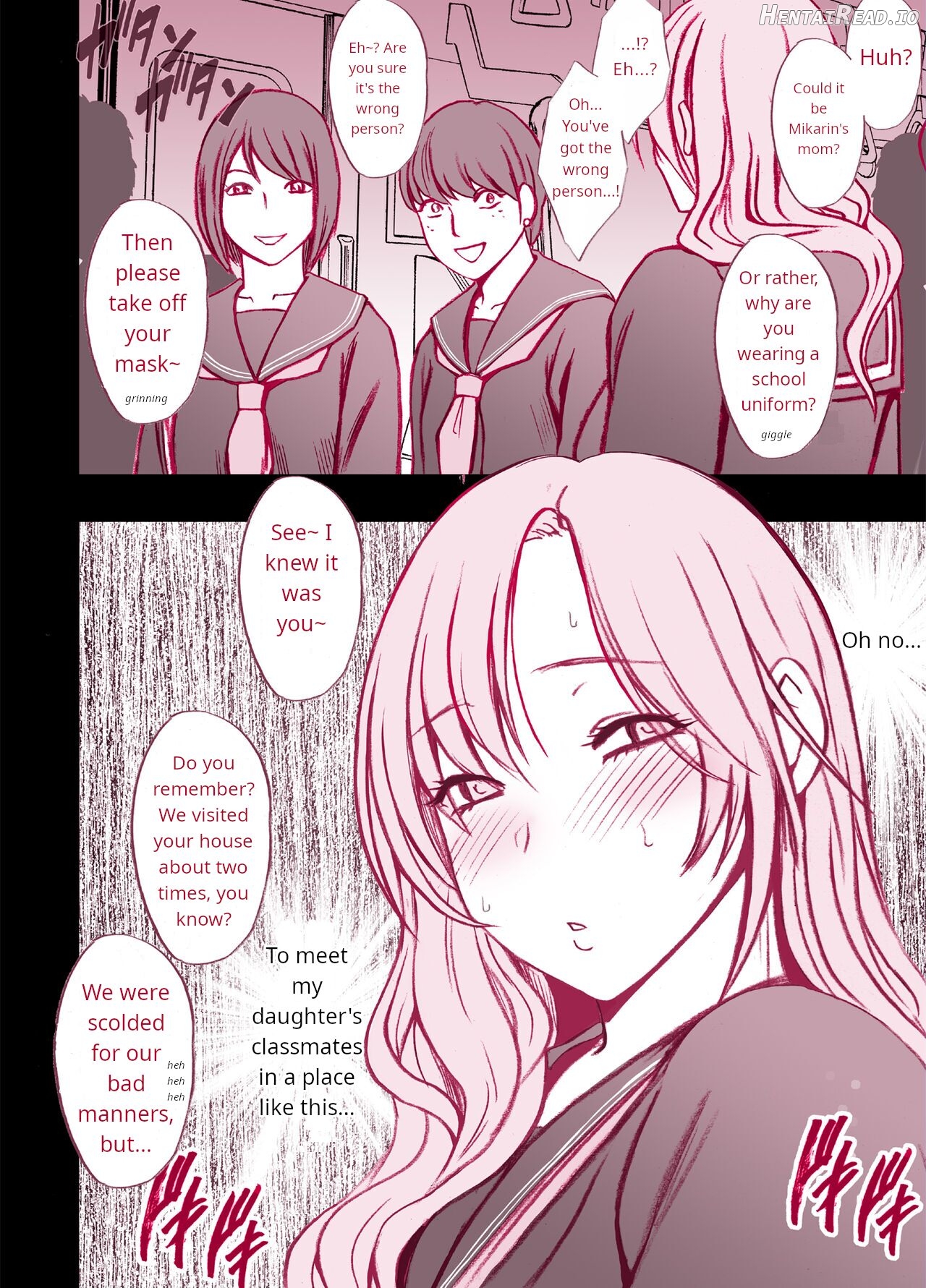 A Wife Who Wore Her Daughter's Uniform Out Was Found by Her Daughter's Classmate Chapter 1 - page 2