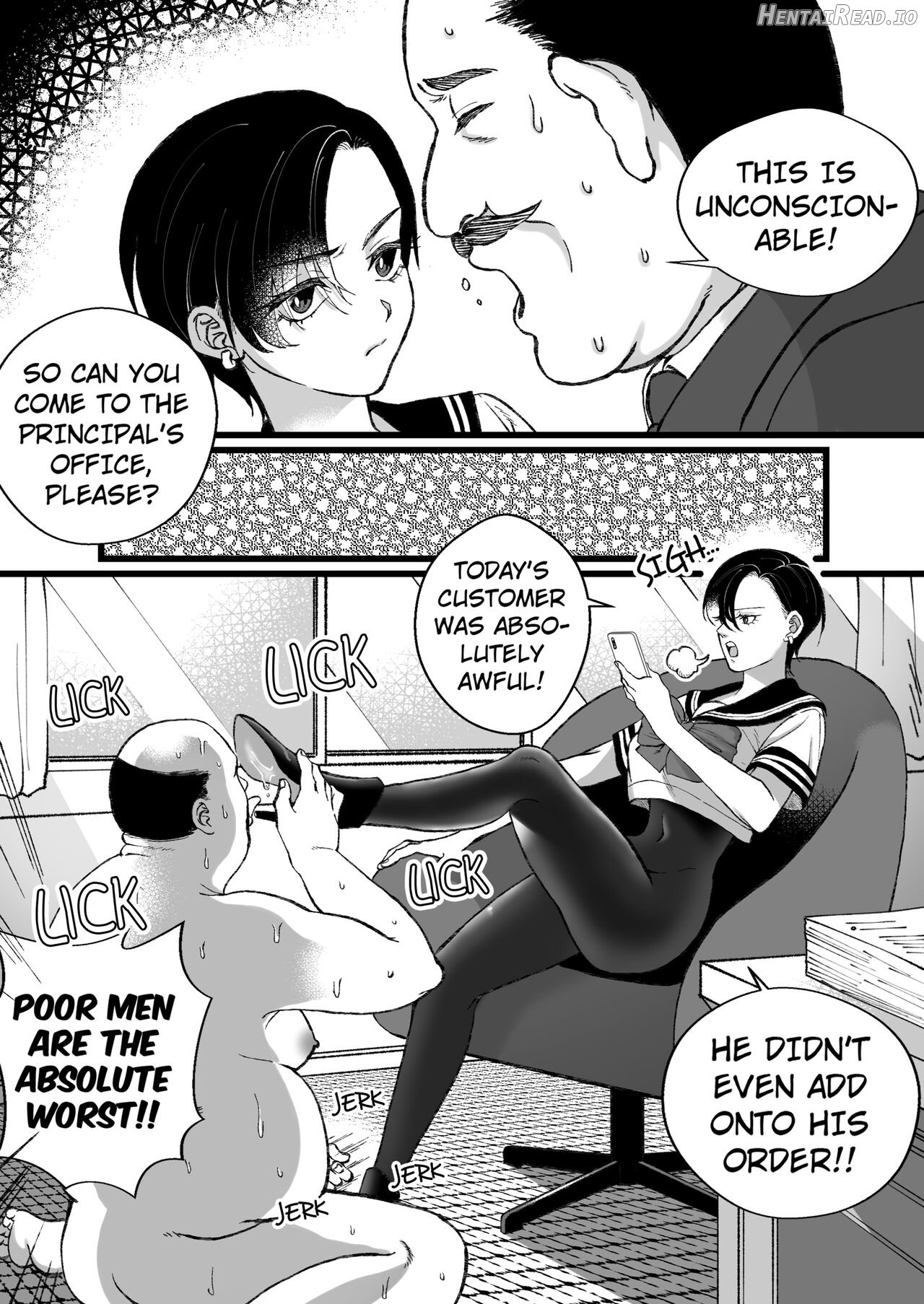 Financial Slavery to a Girl in a Sailor Uniform and Swimsuit Chapter 1 - page 8