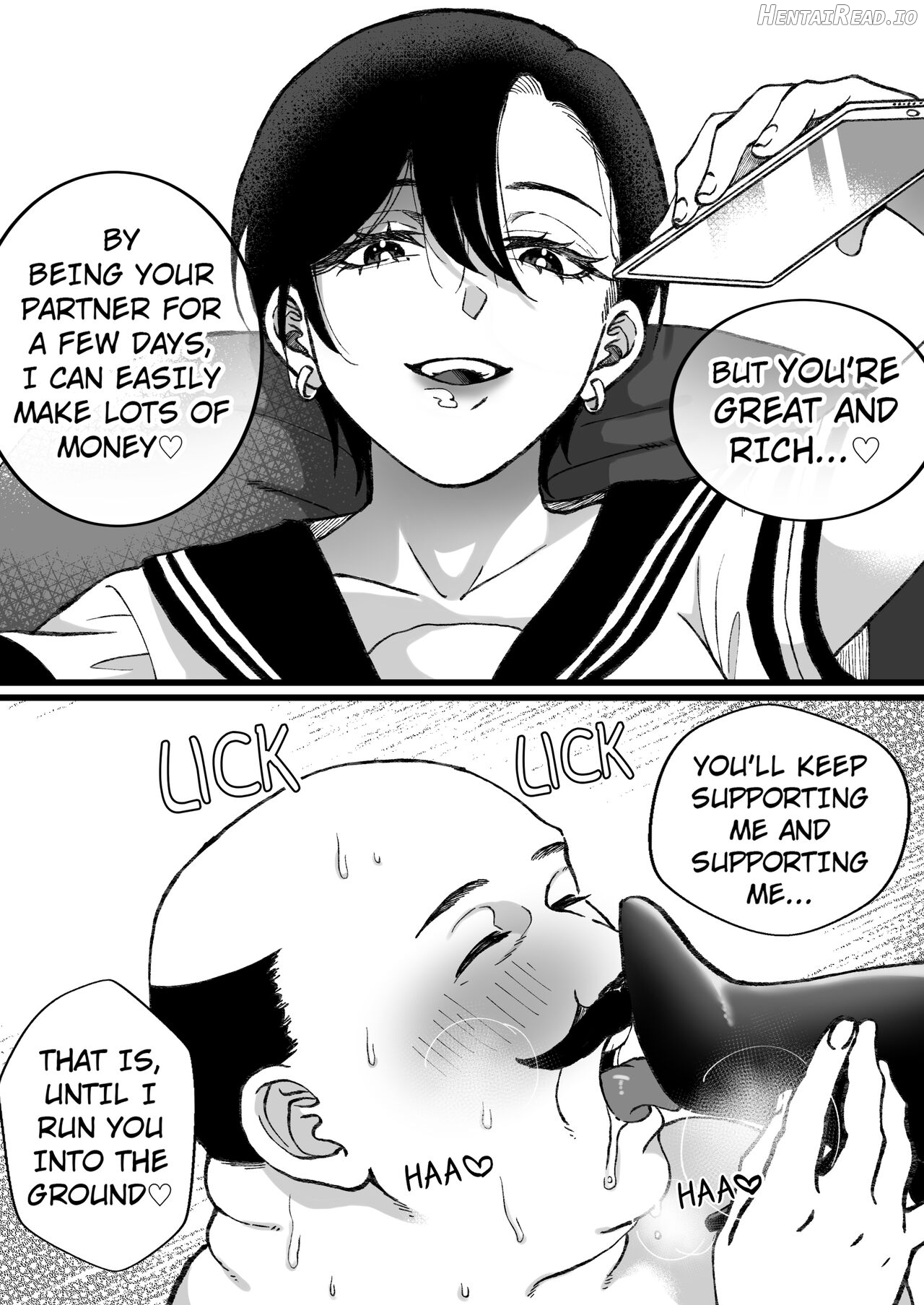 Financial Slavery to a Girl in a Sailor Uniform and Swimsuit Chapter 1 - page 9