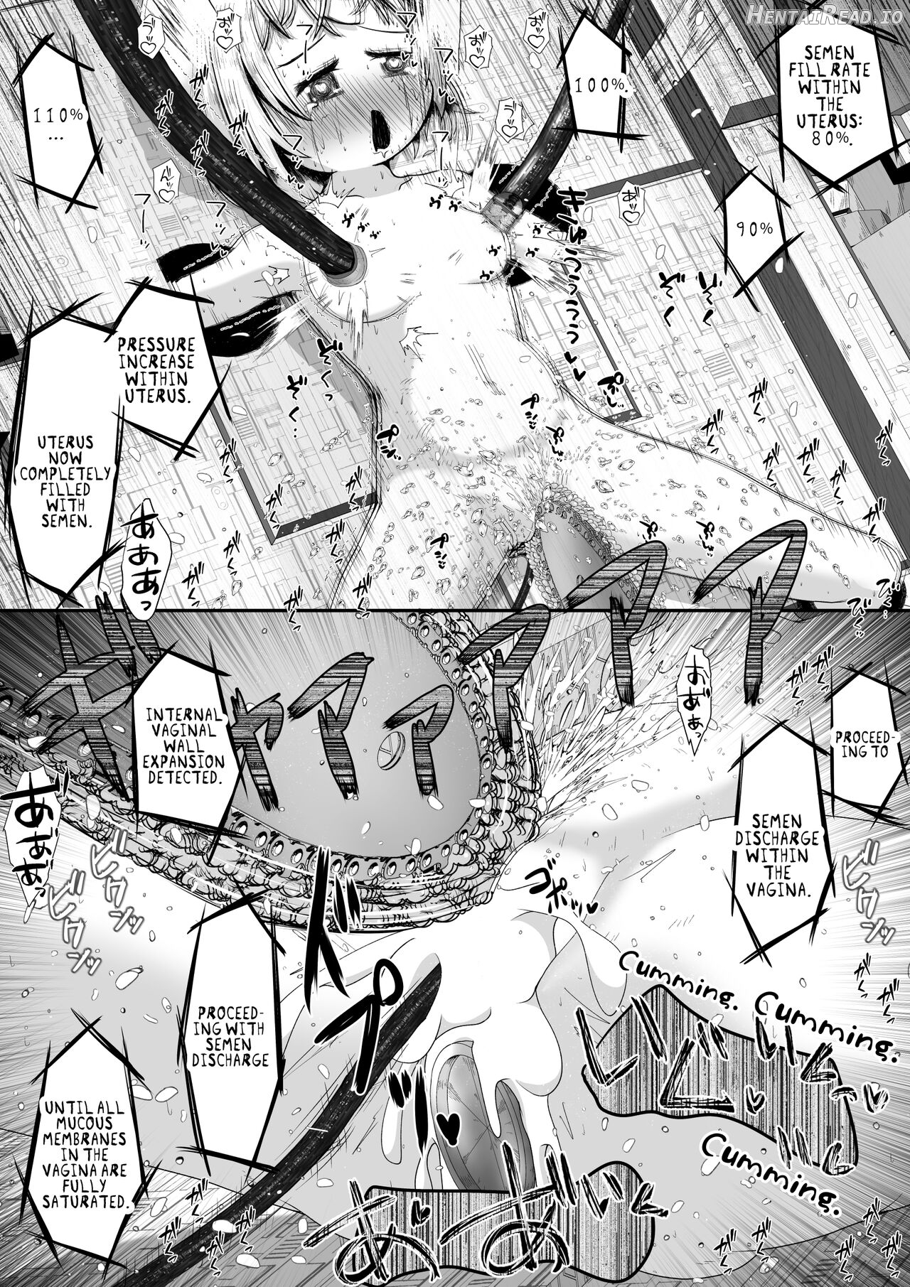 Onnanoko no Shintai-chuu no Ana o Seieki de Ippai ni Shita Joutai de Hitasura Zecchou Sasetsuzukeru Ohanashi Chapter 1 - page 19