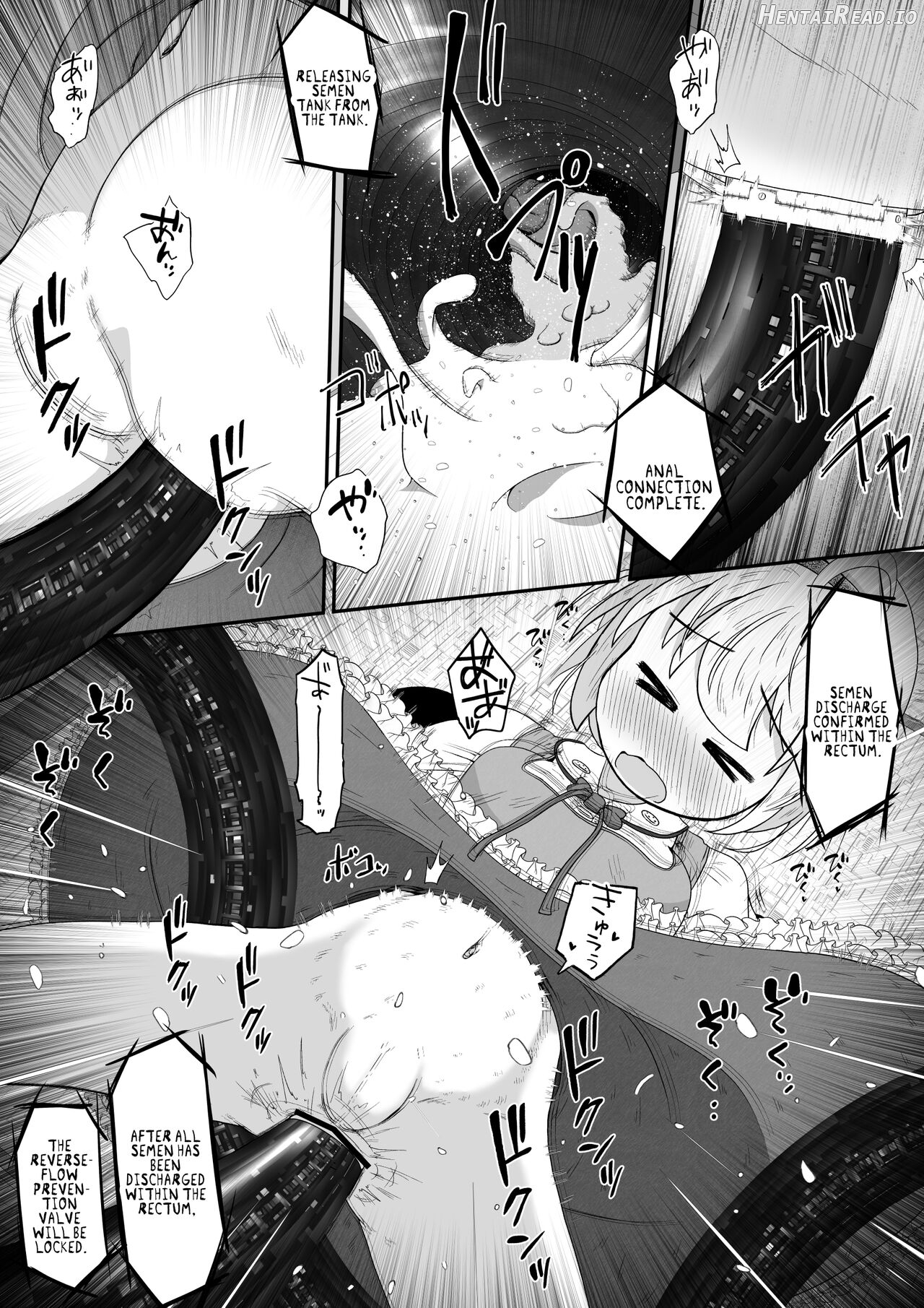 Onnanoko no Shintai-chuu no Ana o Seieki de Ippai ni Shita Joutai de Hitasura Zecchou Sasetsuzukeru Ohanashi Chapter 1 - page 7