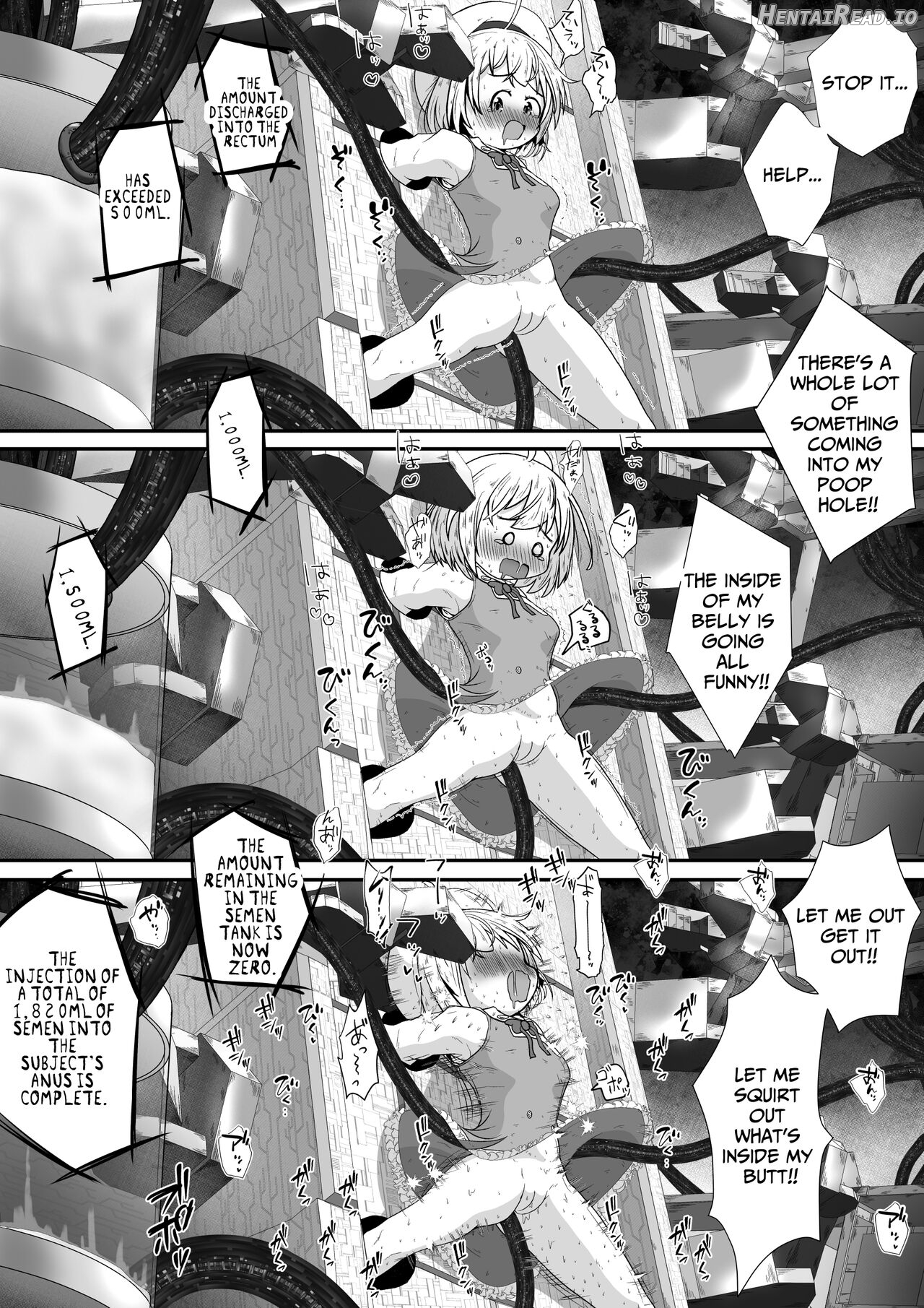 Onnanoko no Shintai-chuu no Ana o Seieki de Ippai ni Shita Joutai de Hitasura Zecchou Sasetsuzukeru Ohanashi Chapter 1 - page 8