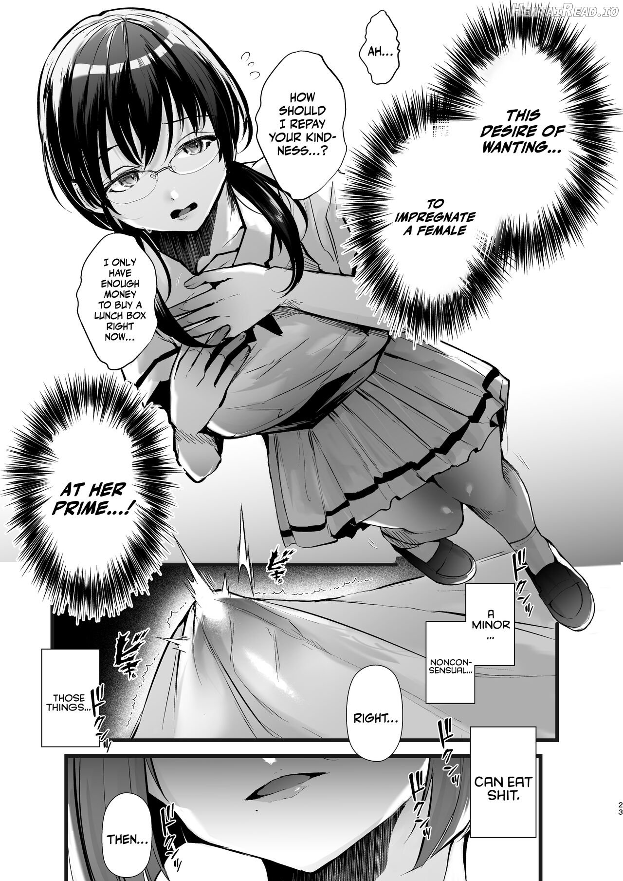 Tatoe futanari byou ni kakatta to shite mo kuso osu-domo to watashi wa chigau! Chapter 1 - page 23