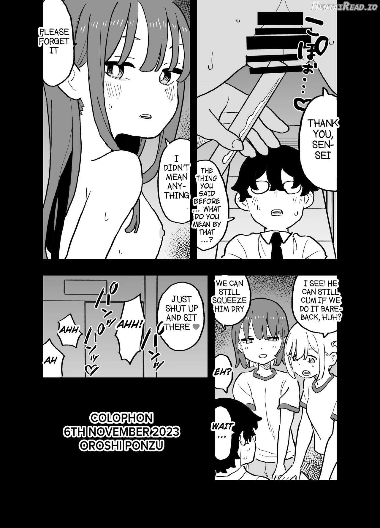 Seishi ni 100-man Yen no Ne ga Tsuku Sekai de Seito-tachi ga Okane Meate de Boku o Rape Shite Kuru Hanashi Chapter 1 - page 32