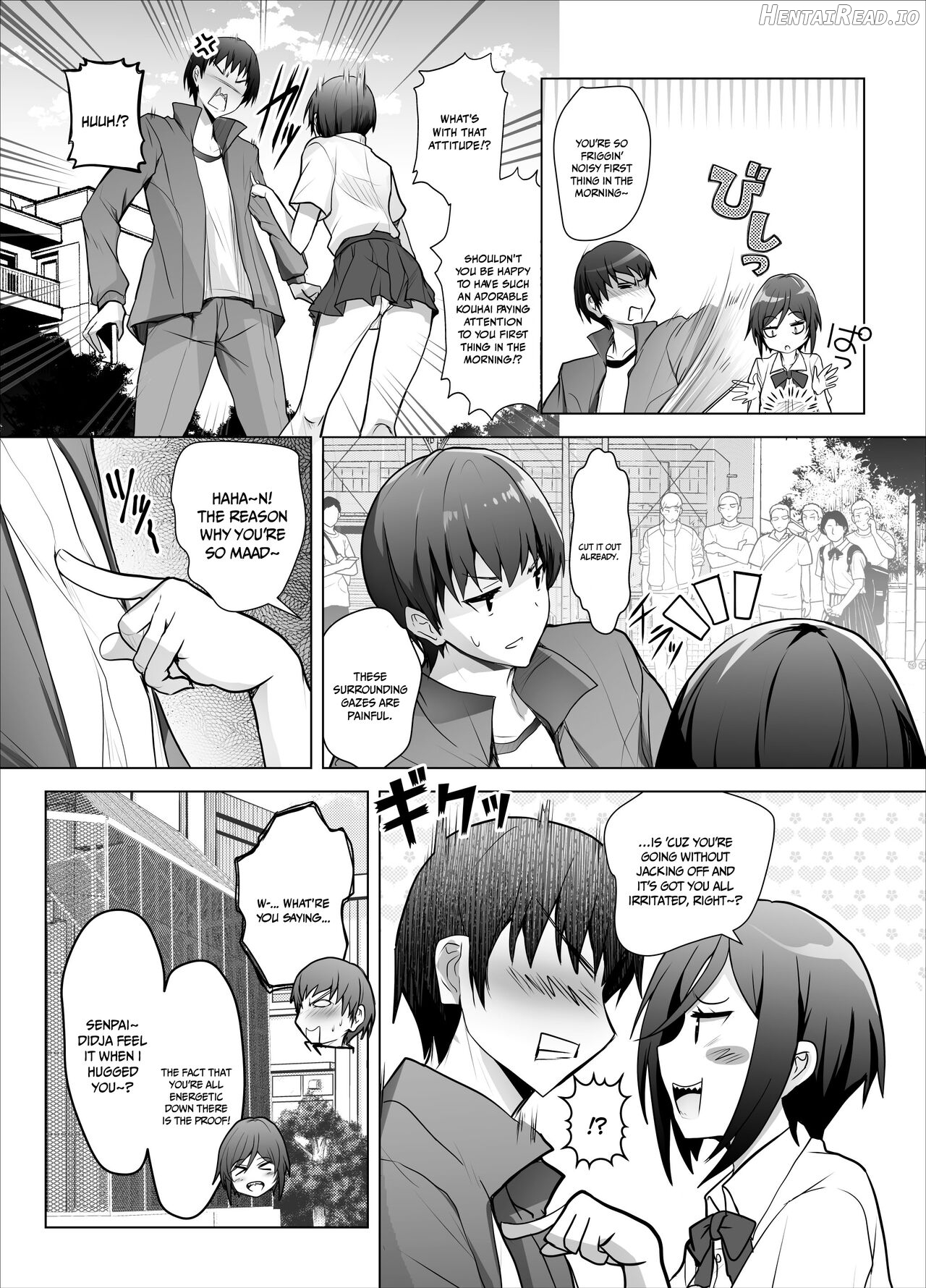 Gizaba Kouhai-chan ga Guigui Semete Kuru Hon Chapter 1 - page 4