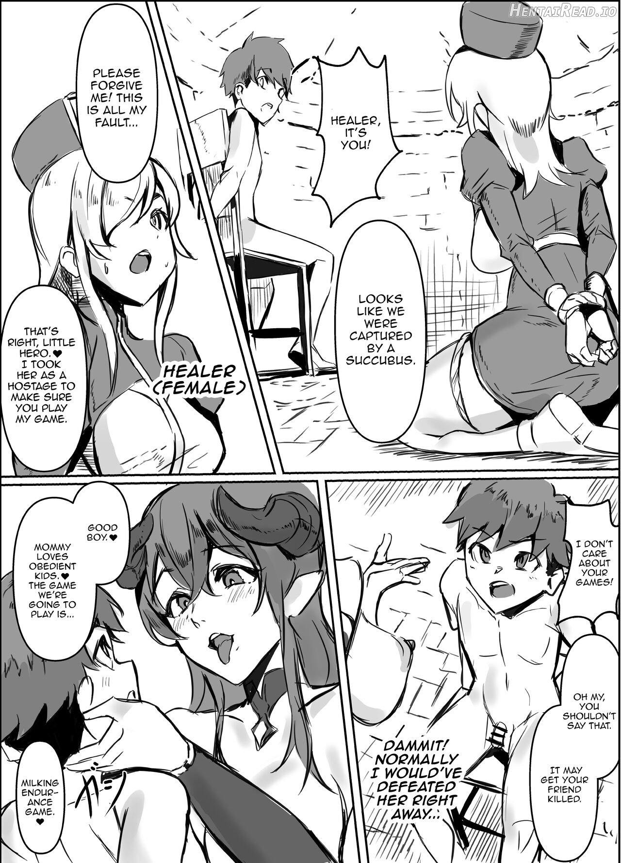 Succubus Mama no Sakusei Gaman Game de Uragiri Maso Ochi Shasei Shichau Ohanashi Chapter 1 - page 3