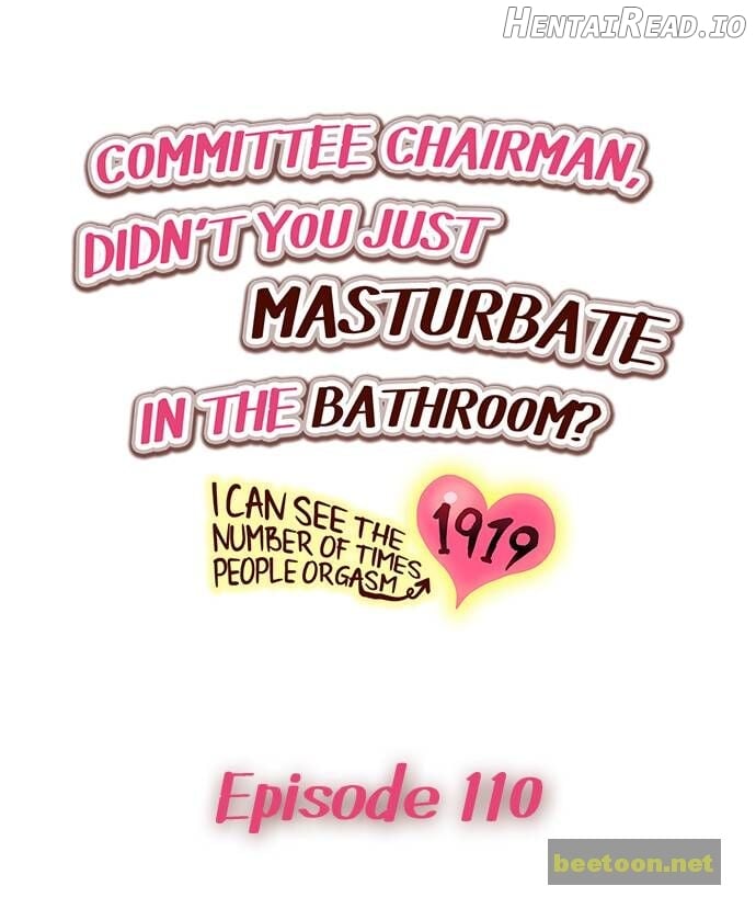 I Can See The Number Of Times People Orgasm Chapter 110 - page 1