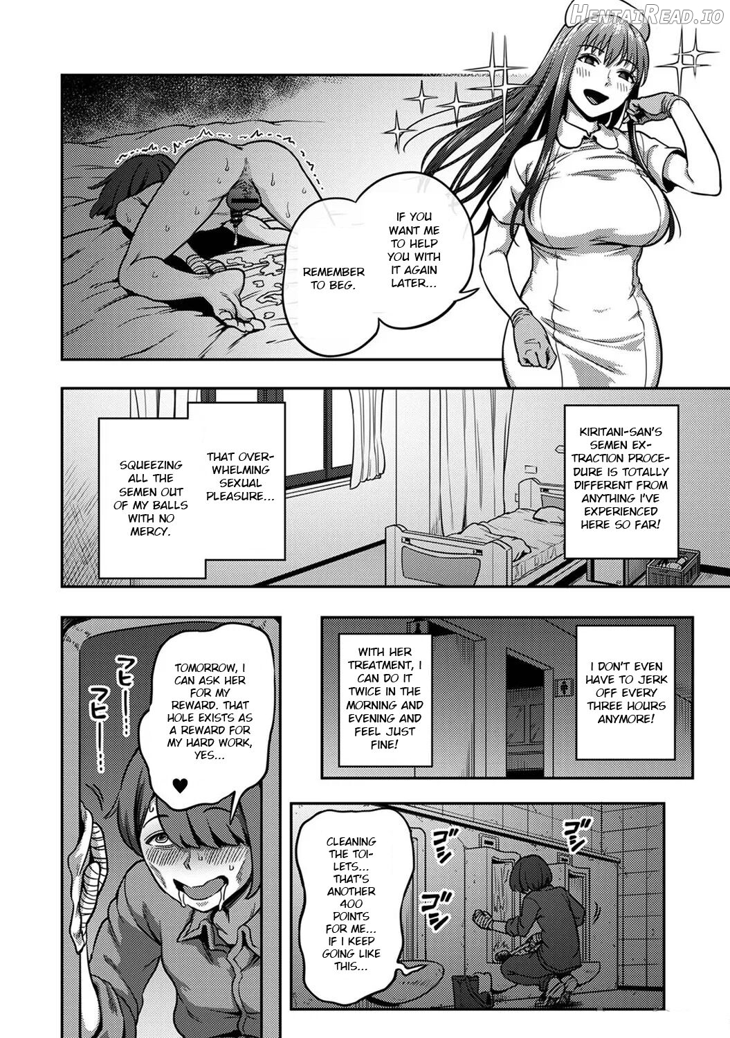 Sakusei Byoutou ~Seikaku Saiaku no Nurse shika Inai Byouin de Shasei Kanri Seikatsu~ Chapter 7.5 - page 9