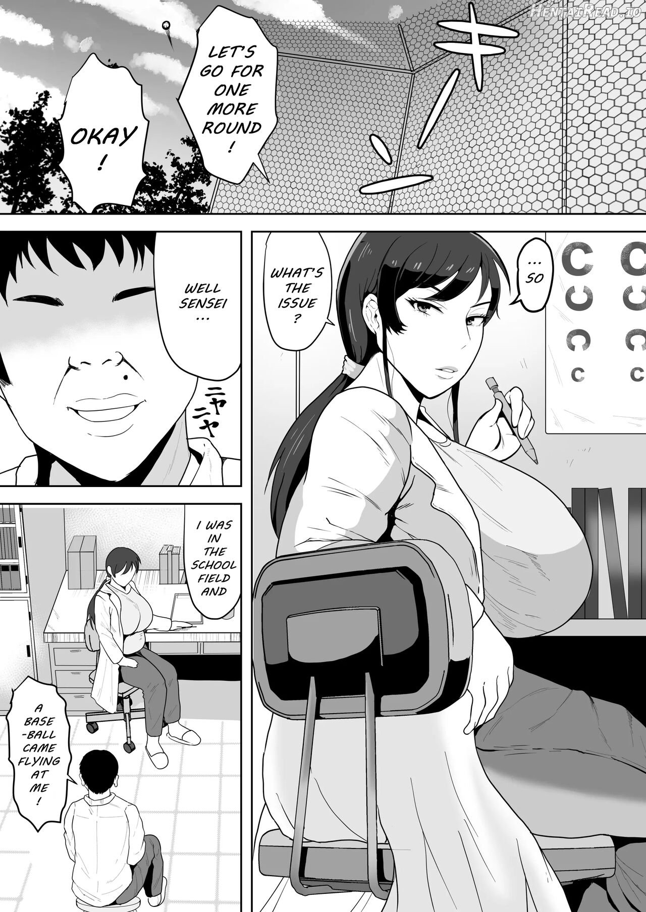 School Nurse Shinobu, 37 Years Old, K-Cup — A Mature Woman Awakening to Her Sexuality Chapter 1 - page 1