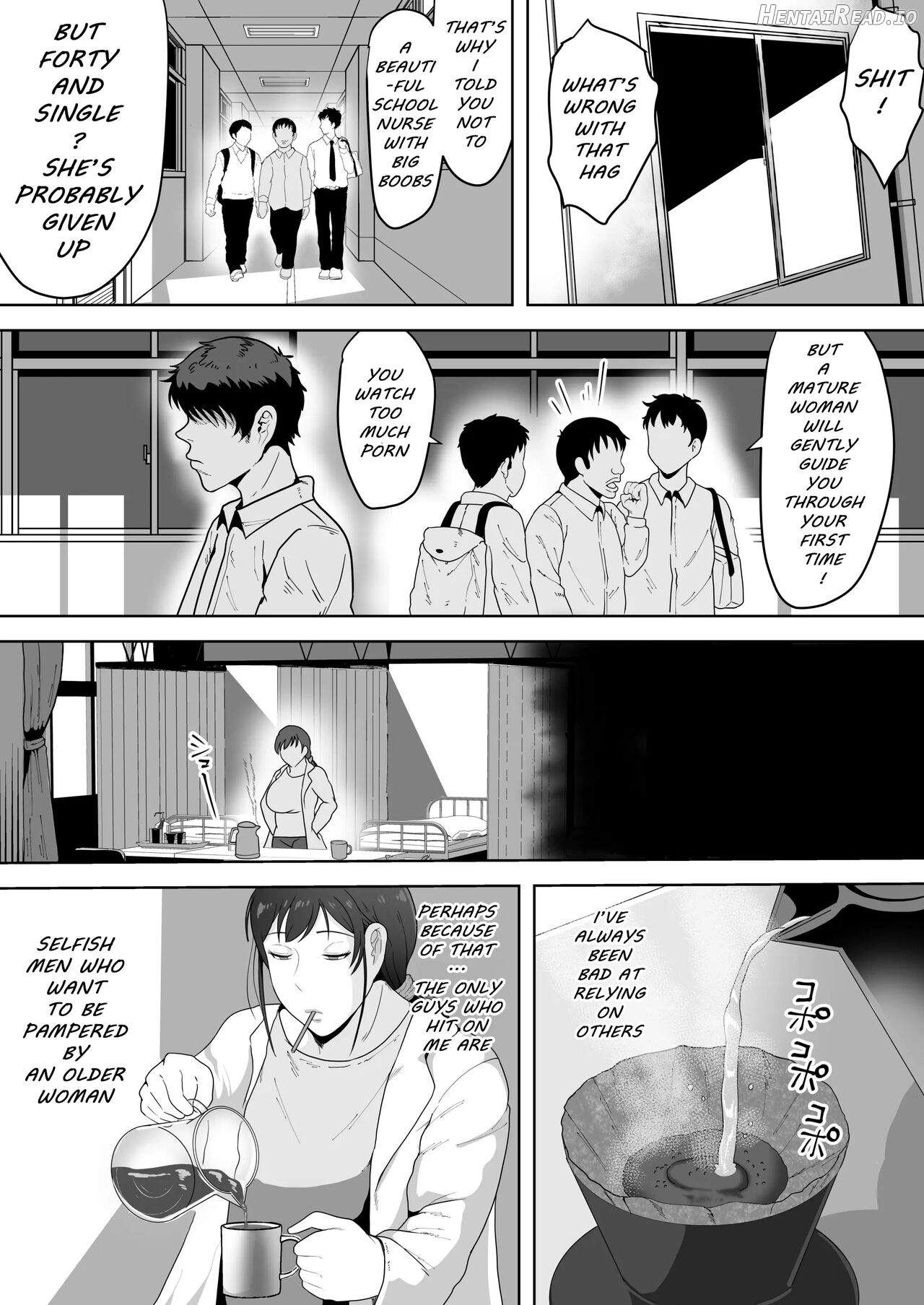 School Nurse Shinobu, 37 Years Old, K-Cup — A Mature Woman Awakening to Her Sexuality Chapter 1 - page 3