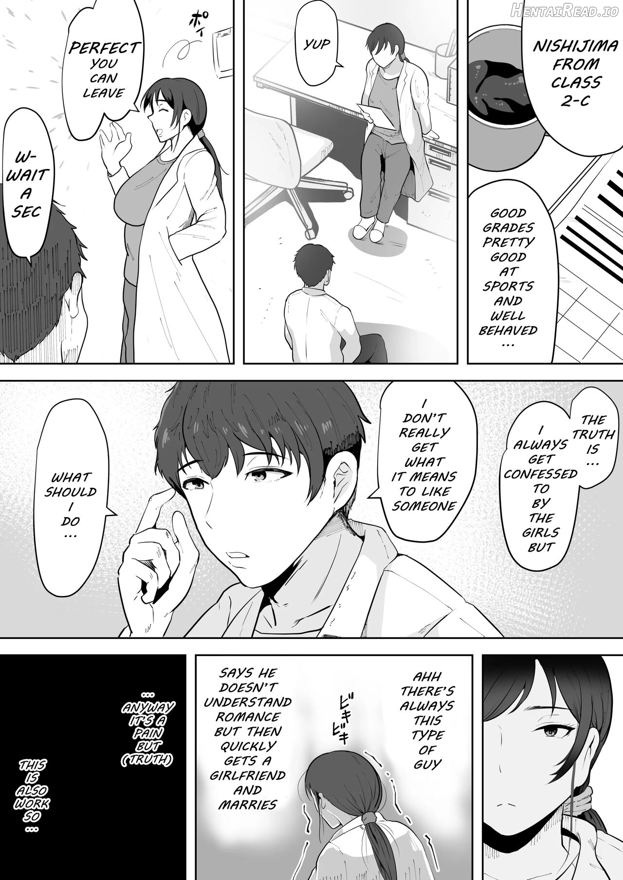 School Nurse Shinobu, 37 Years Old, K-Cup — A Mature Woman Awakening to Her Sexuality Chapter 1 - page 5