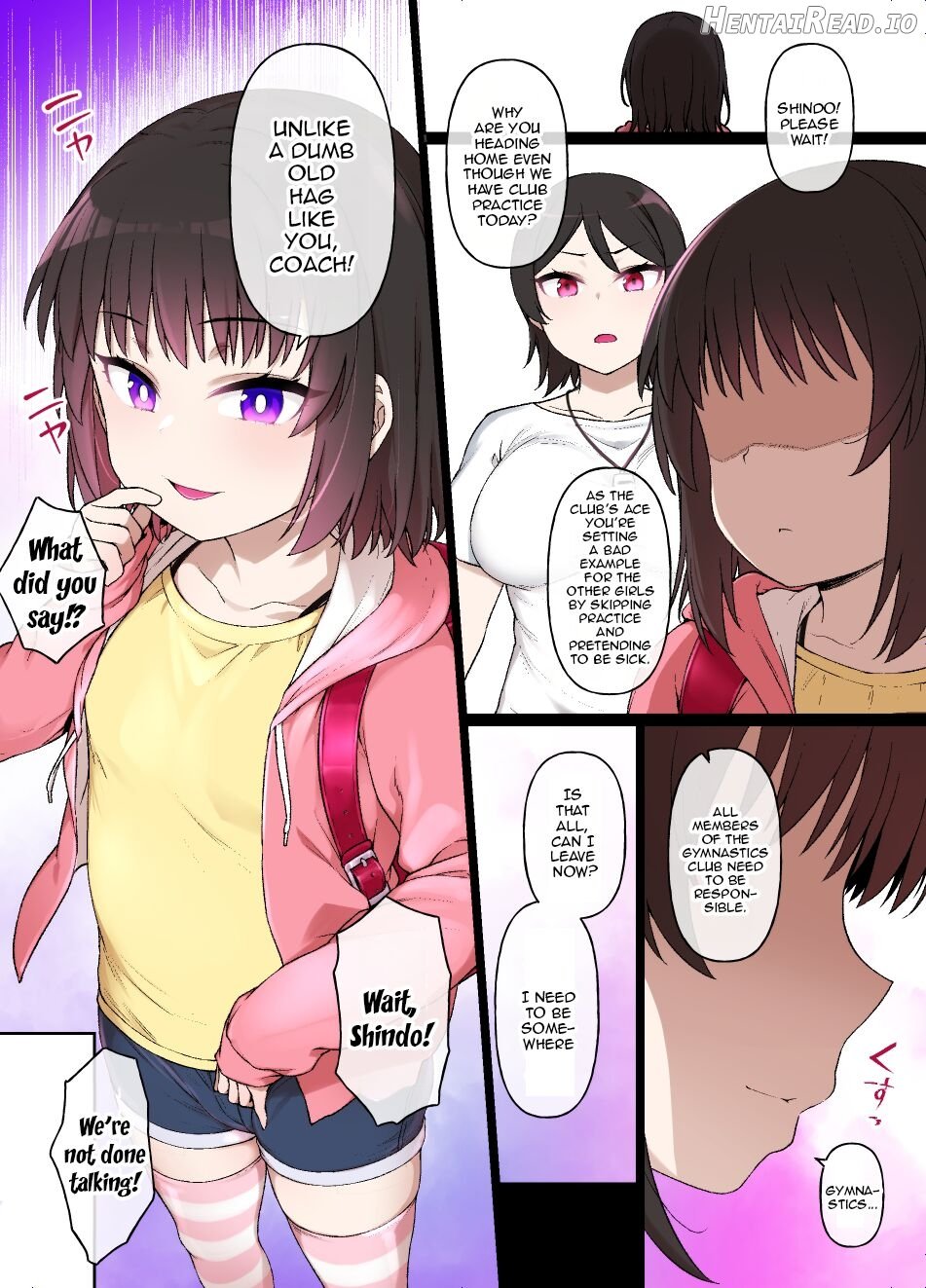 Gymnastics Girl Becomes Masochistic Slut Who Loves Her Middle-Aged Instructor Chapter 1 - page 9