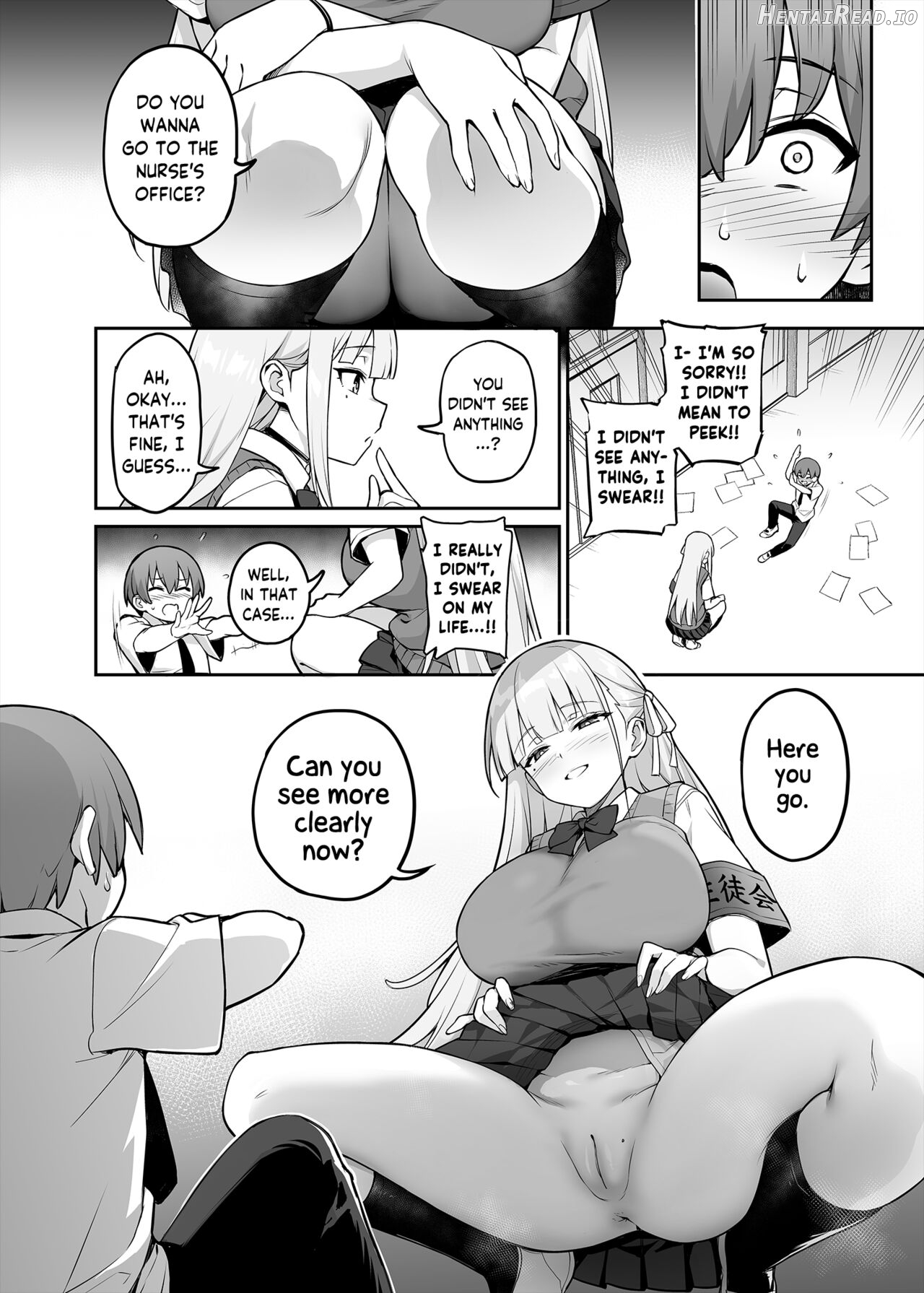 Akogare no Seitokaichou ga Kyonyuu Sugiru Ken Chapter 1 - page 7