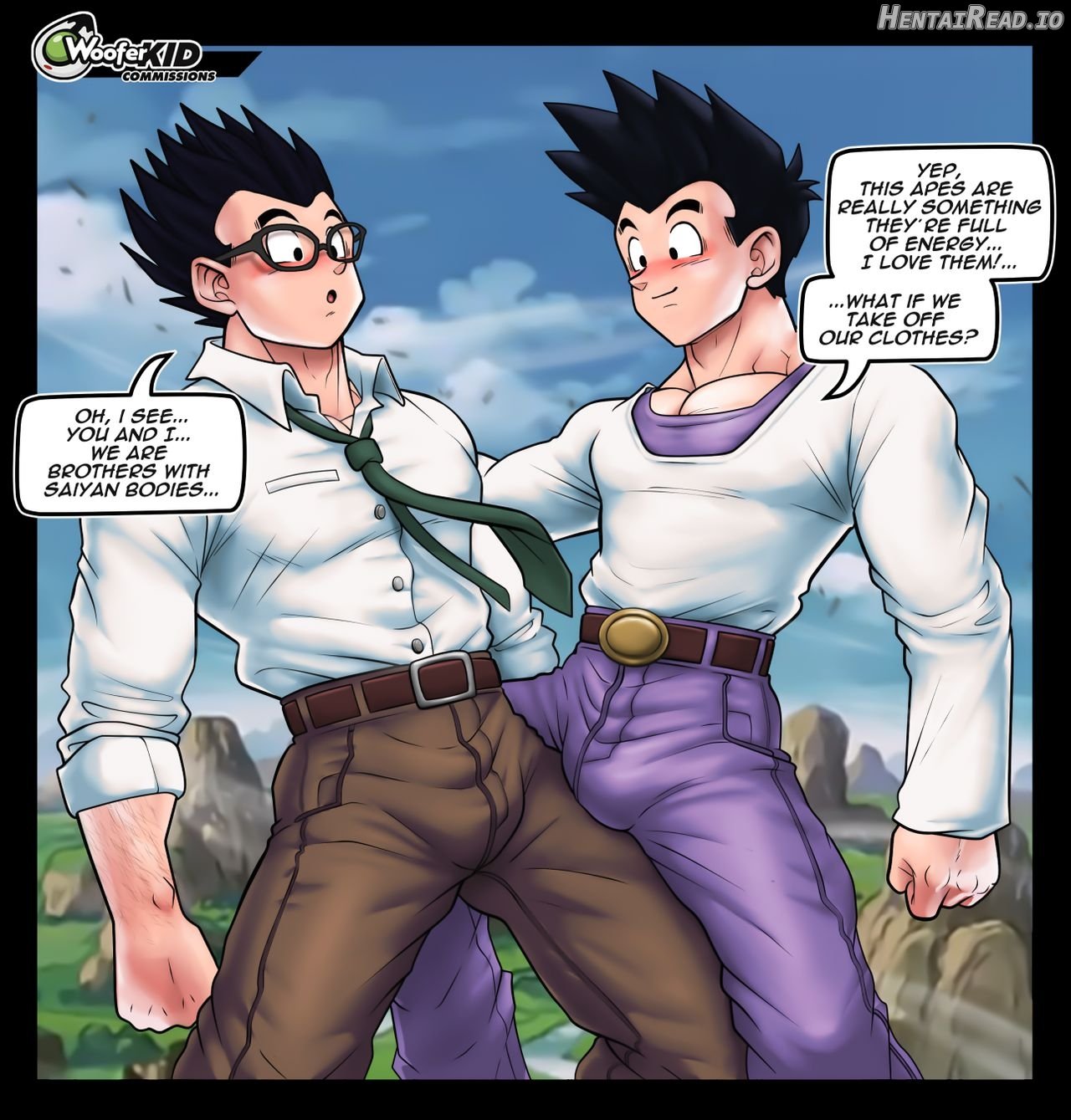 Dragon ball yaoi compilado Son Goku, Son Gohan Son Goten Chapter 1 - page 39