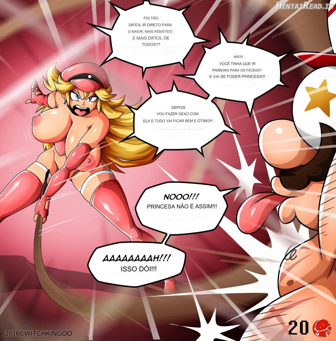 Thanks Mario Peach 2 WitchKing00 Chapter 1 - page 21