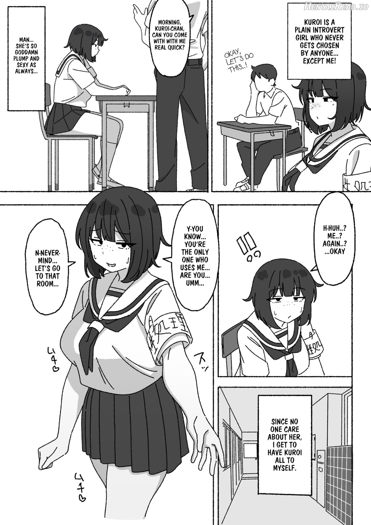 Funinki Seishori Touban Kuroi-chan Tsukatte Iru no wa Kurasu de Ore Dake Chapter 1 - page 4