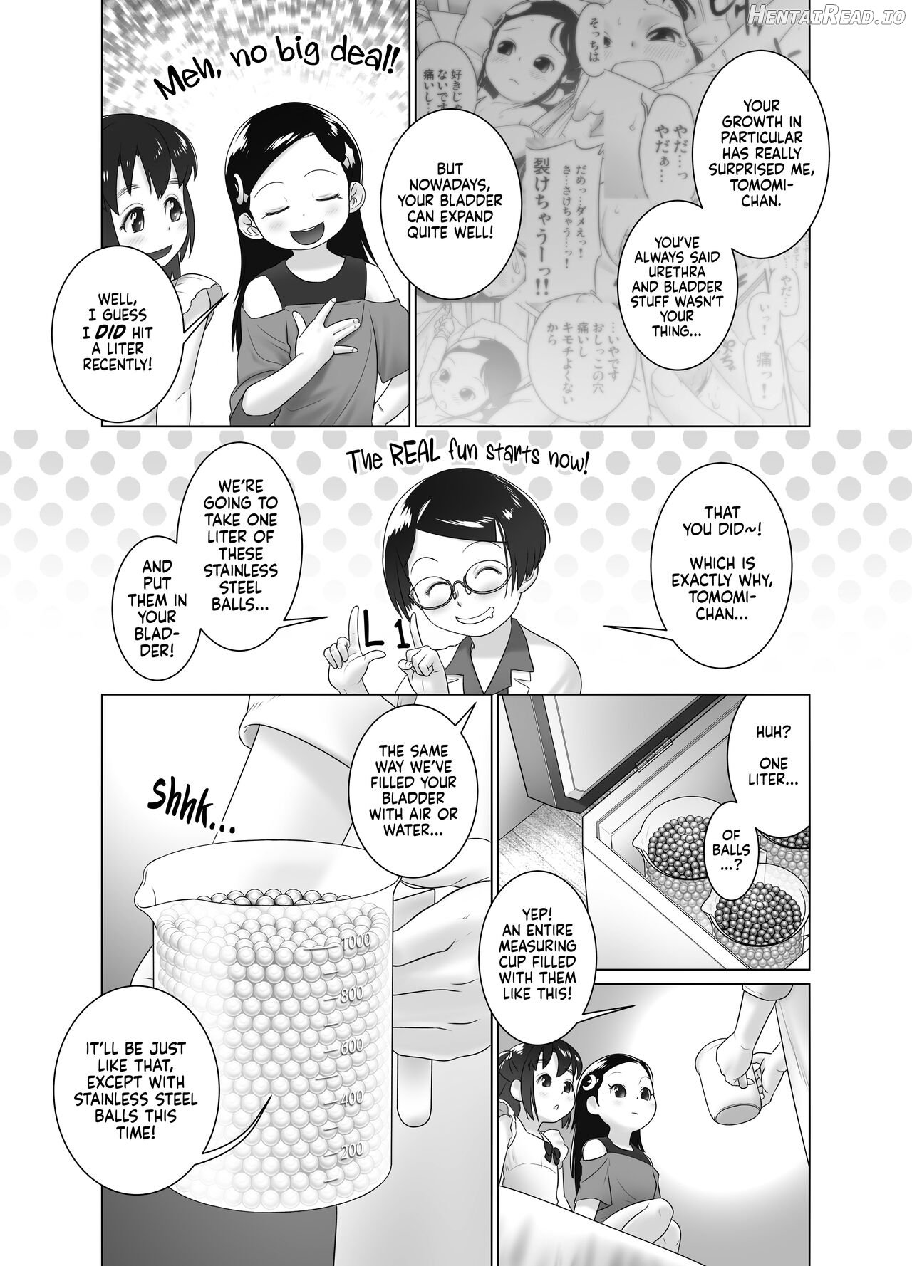 Hokenshitsu no Oshikko Sensei - Mone to Tomo-chan no Koudou Nyoudou Shinsatsu no Hi Chapter 1 - page 18