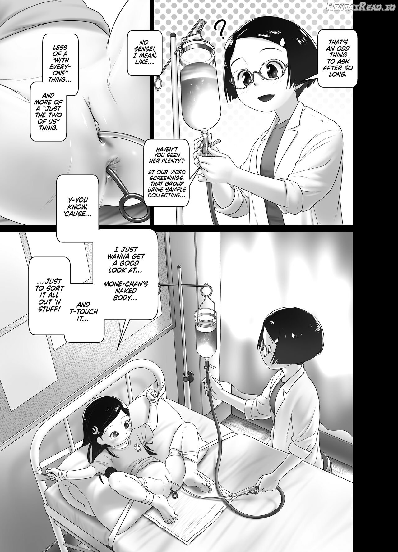 Hokenshitsu no Oshikko Sensei - Mone to Tomo-chan no Koudou Nyoudou Shinsatsu no Hi Chapter 1 - page 4