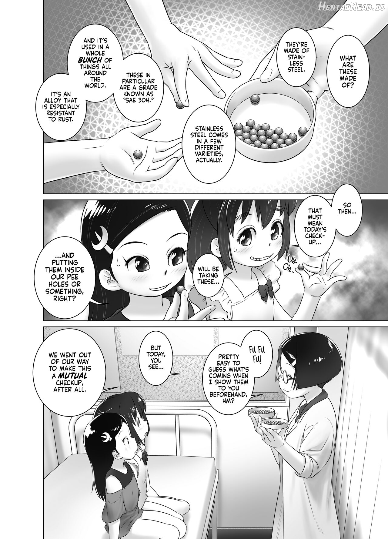 Hokenshitsu no Oshikko Sensei - Mone to Tomo-chan no Koudou Nyoudou Shinsatsu no Hi Chapter 1 - page 7