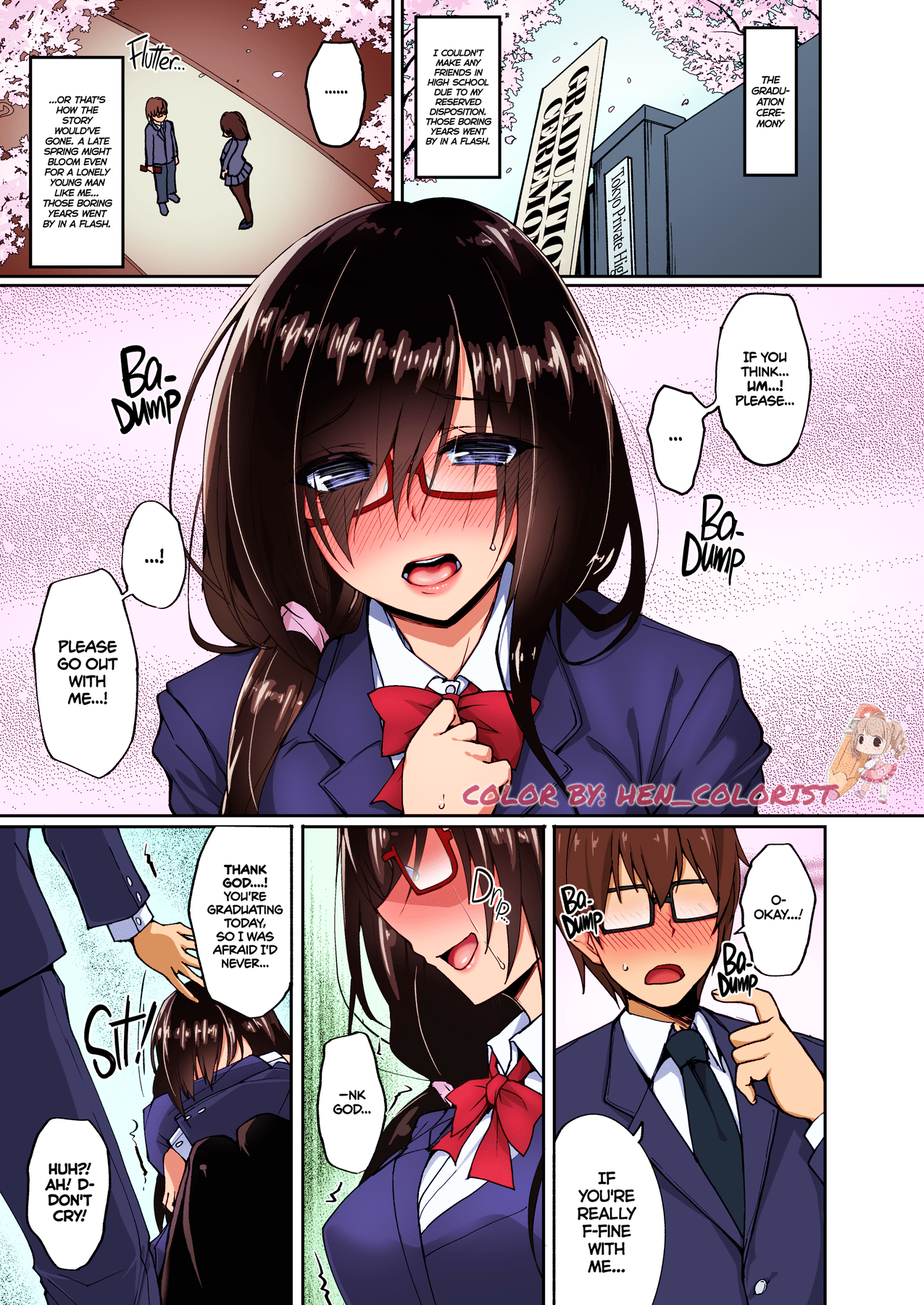 Netorare Junior Girlfriend ~Taken and Fucked Behind His Back~ Chapter 1 - page 2