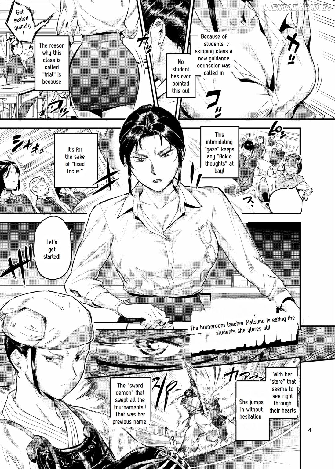 Lifestyle Guidance Matsunoha is eating the students she glares at! O.p Com Chapter 1 - page 5