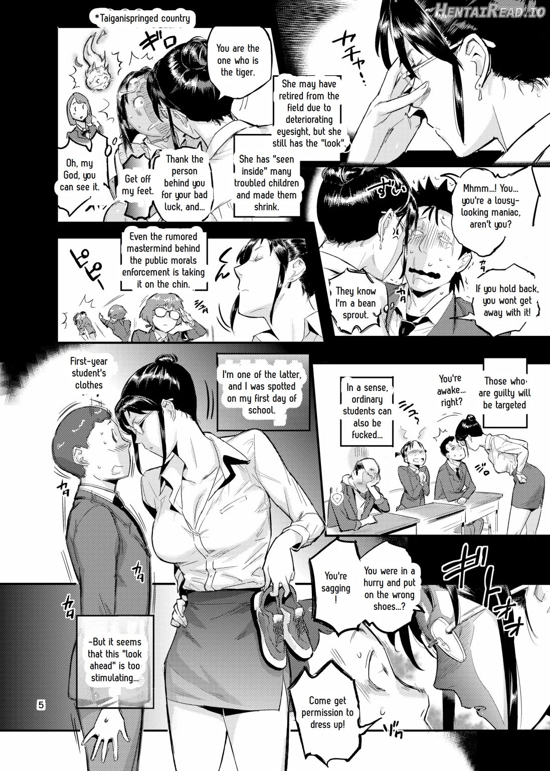 Lifestyle Guidance Matsunoha is eating the students she glares at! O.p Com Chapter 1 - page 6