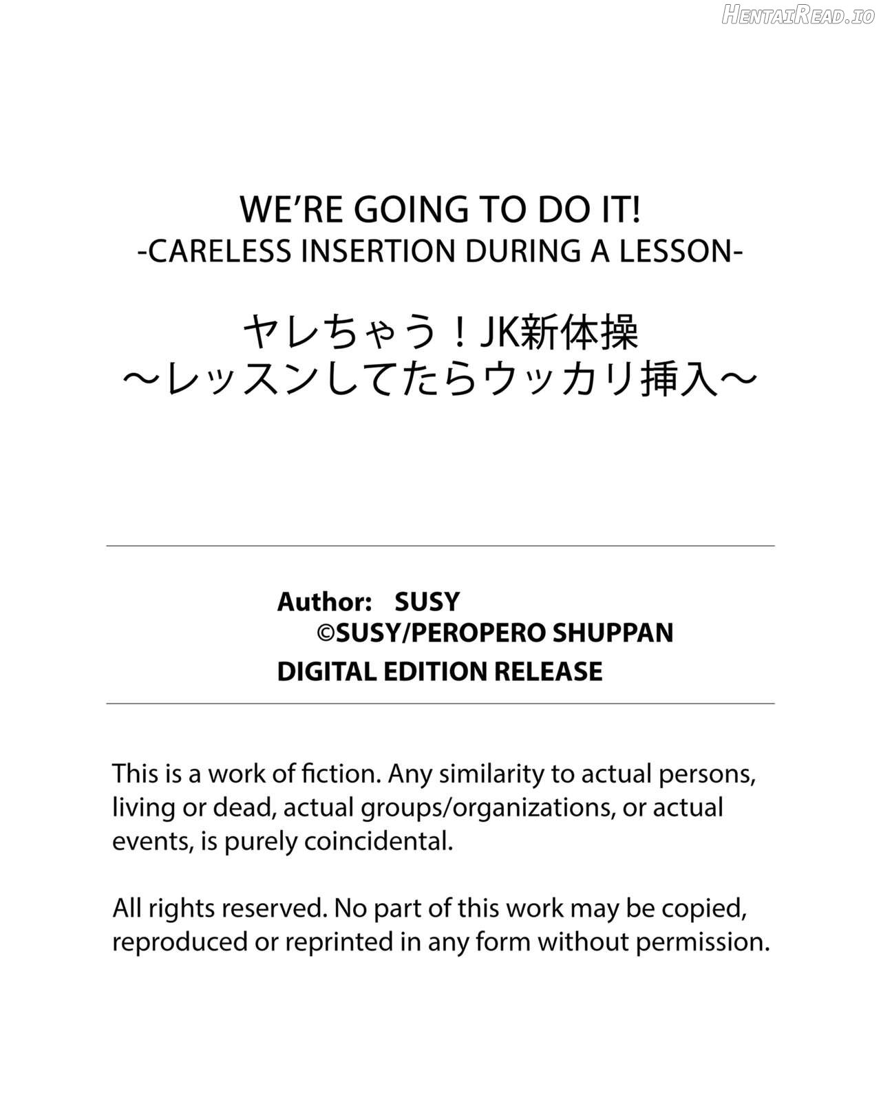 WE’RE GOING TO DO IT! -CARELESS INSERTION DURING A LESSON- Chapter 1 - page 76