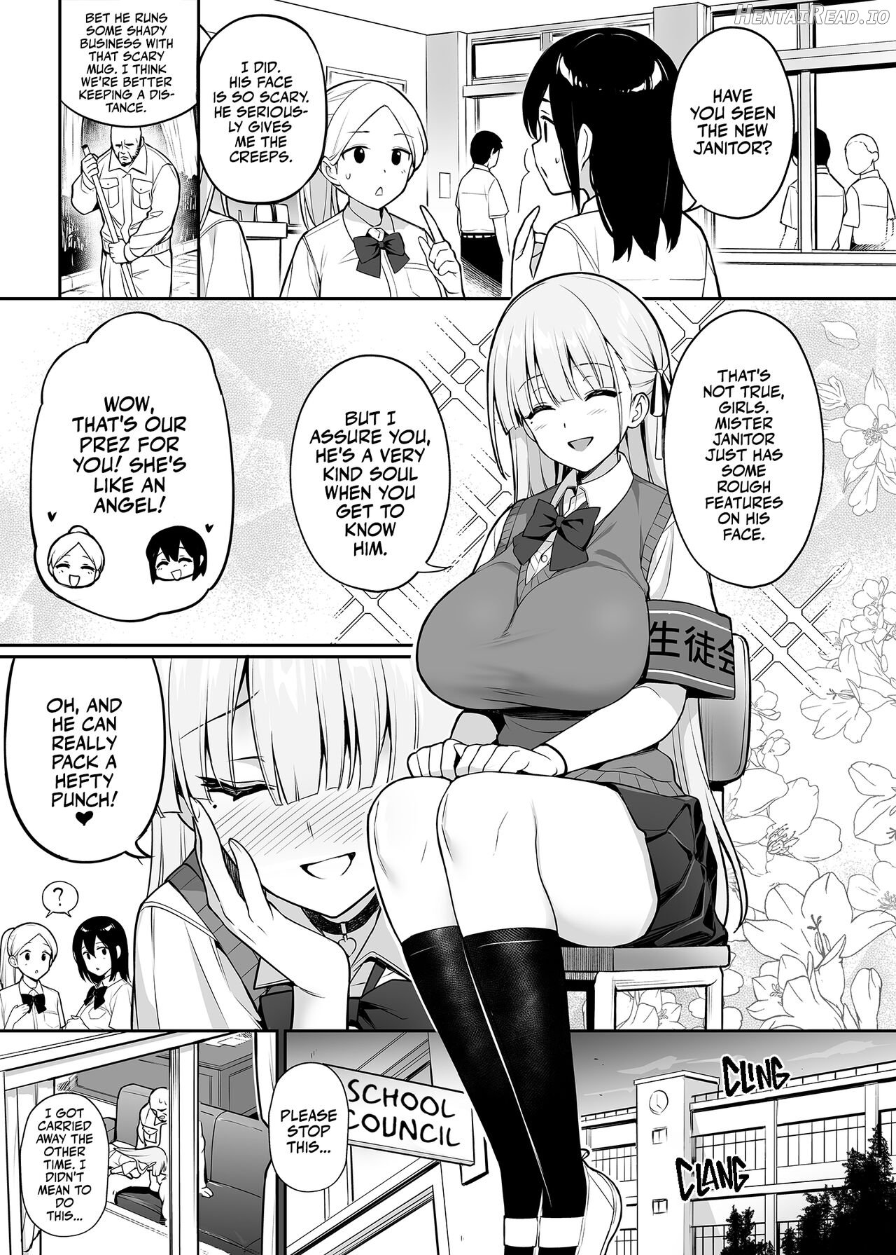 Akogare no Seitokaichou ga Kyonyuu Sugiru Ken | Our Beloved School Prez's TITS are too BIG! Chapter 1 - page 28