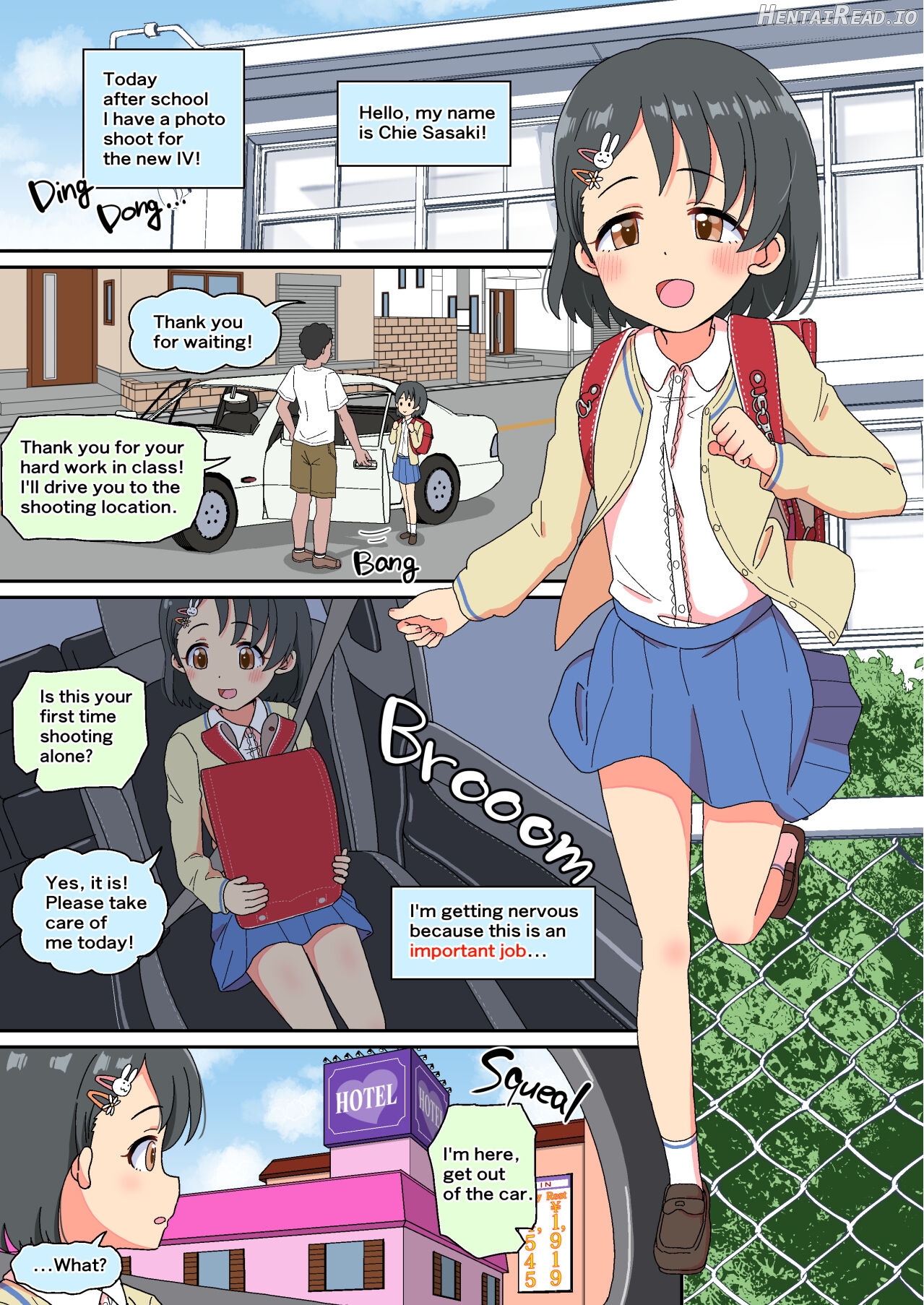 Sasaki Chie Geneki Shougakusei 11-sai Idol AV debut Chapter 1 - page 3