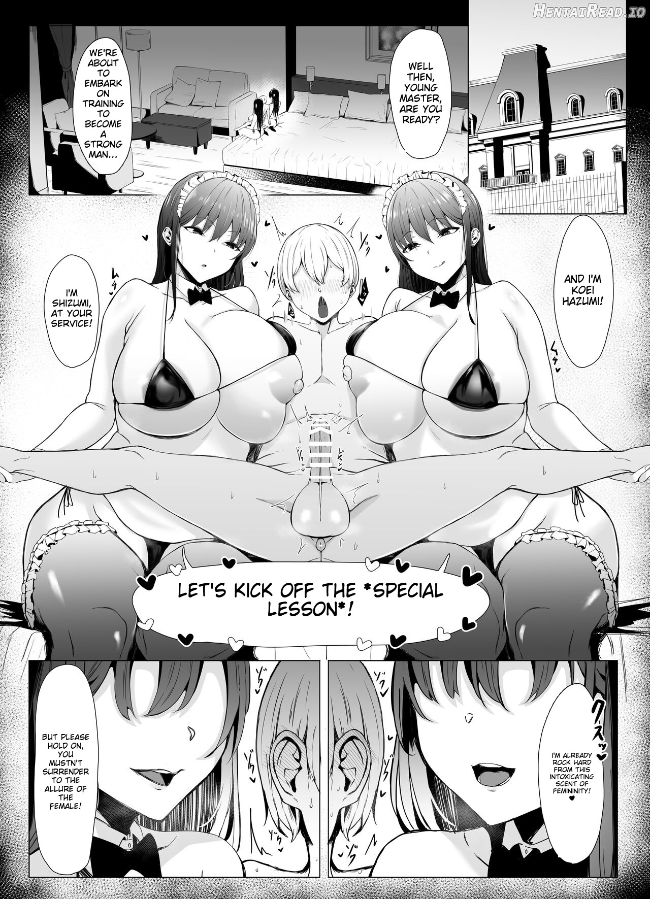 Koushinchou Futago Maid no Ochinpo Lesson Chapter 1 - page 2