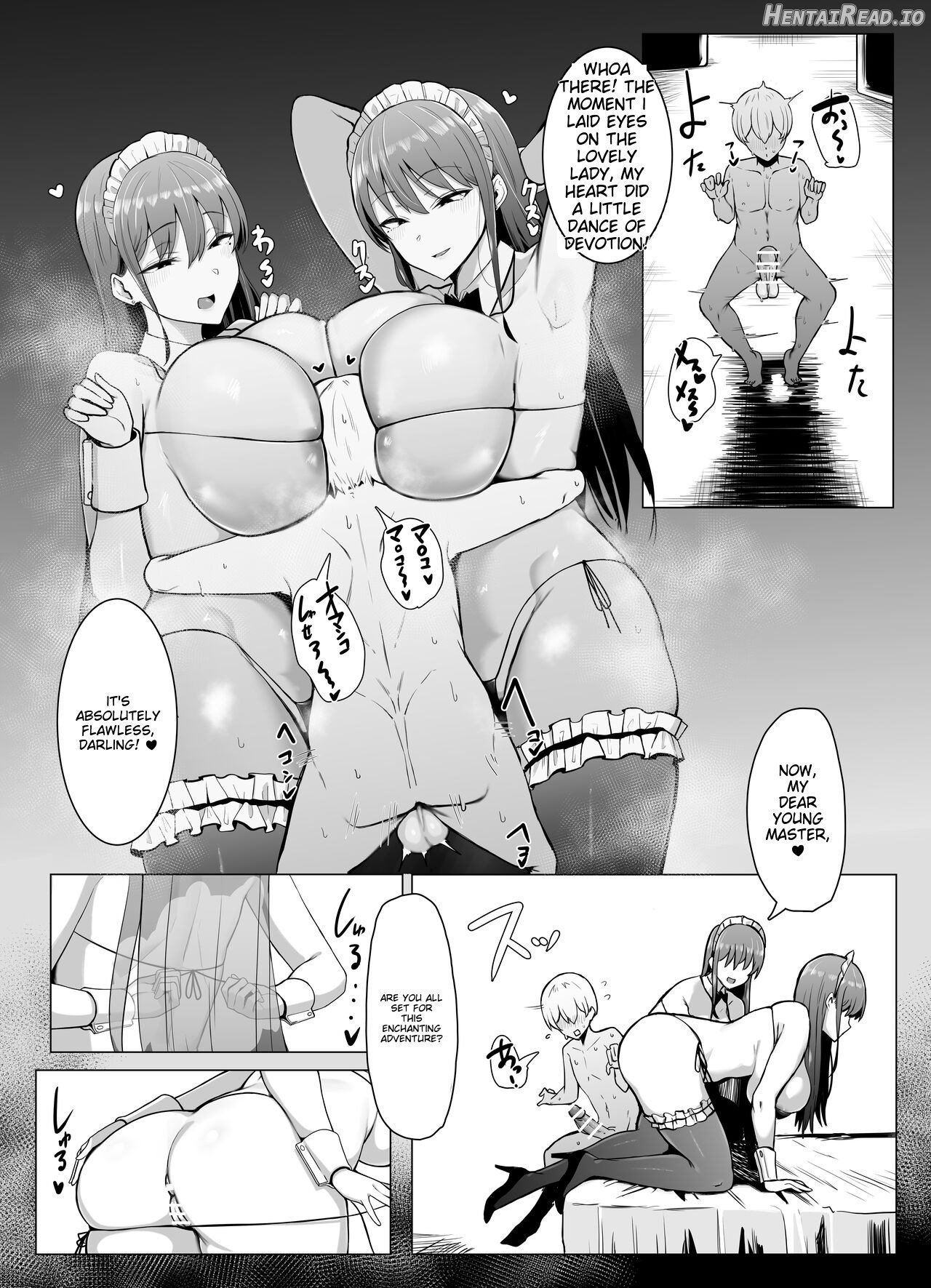 Koushinchou Futago Maid no Ochinpo Lesson Chapter 1 - page 46